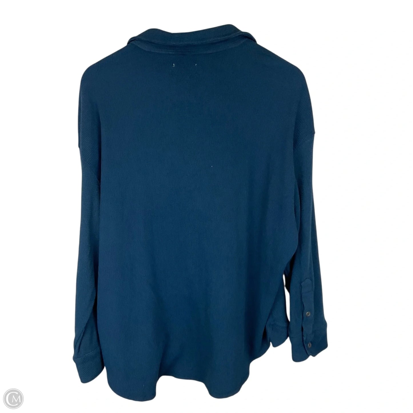 Top Long Sleeve By Simply Southern In Blue, Size: S