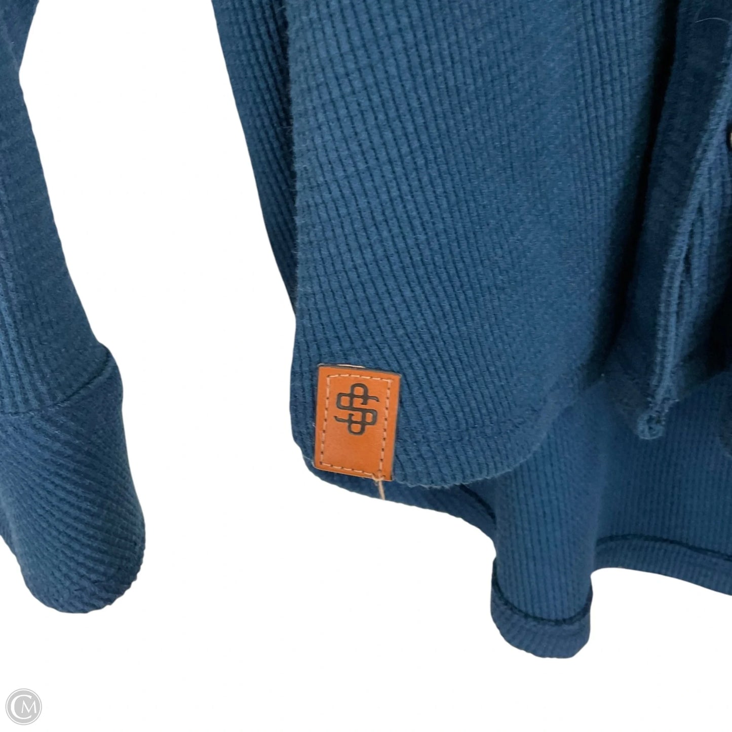 Top Long Sleeve By Simply Southern In Blue, Size: S