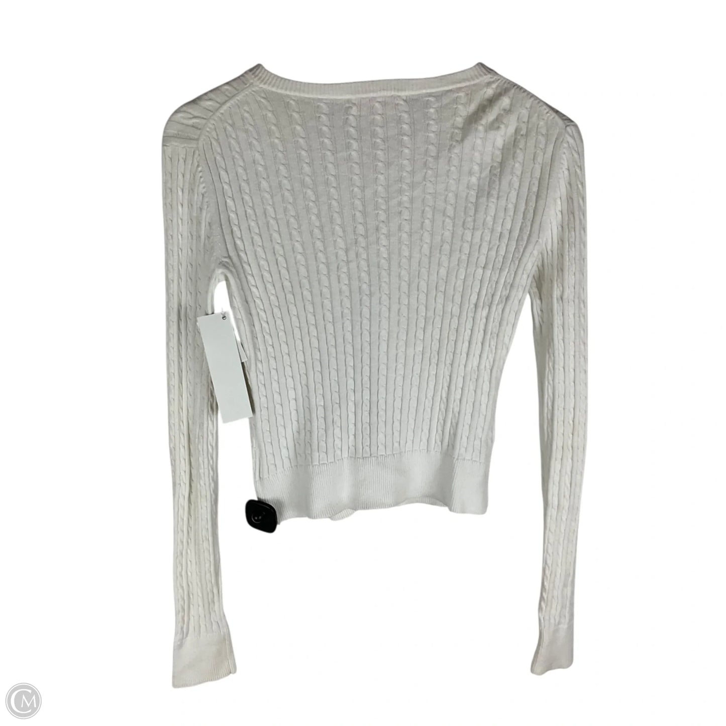 Sweater Cardigan Designer By Lilly Pulitzer In White, Size: Xs