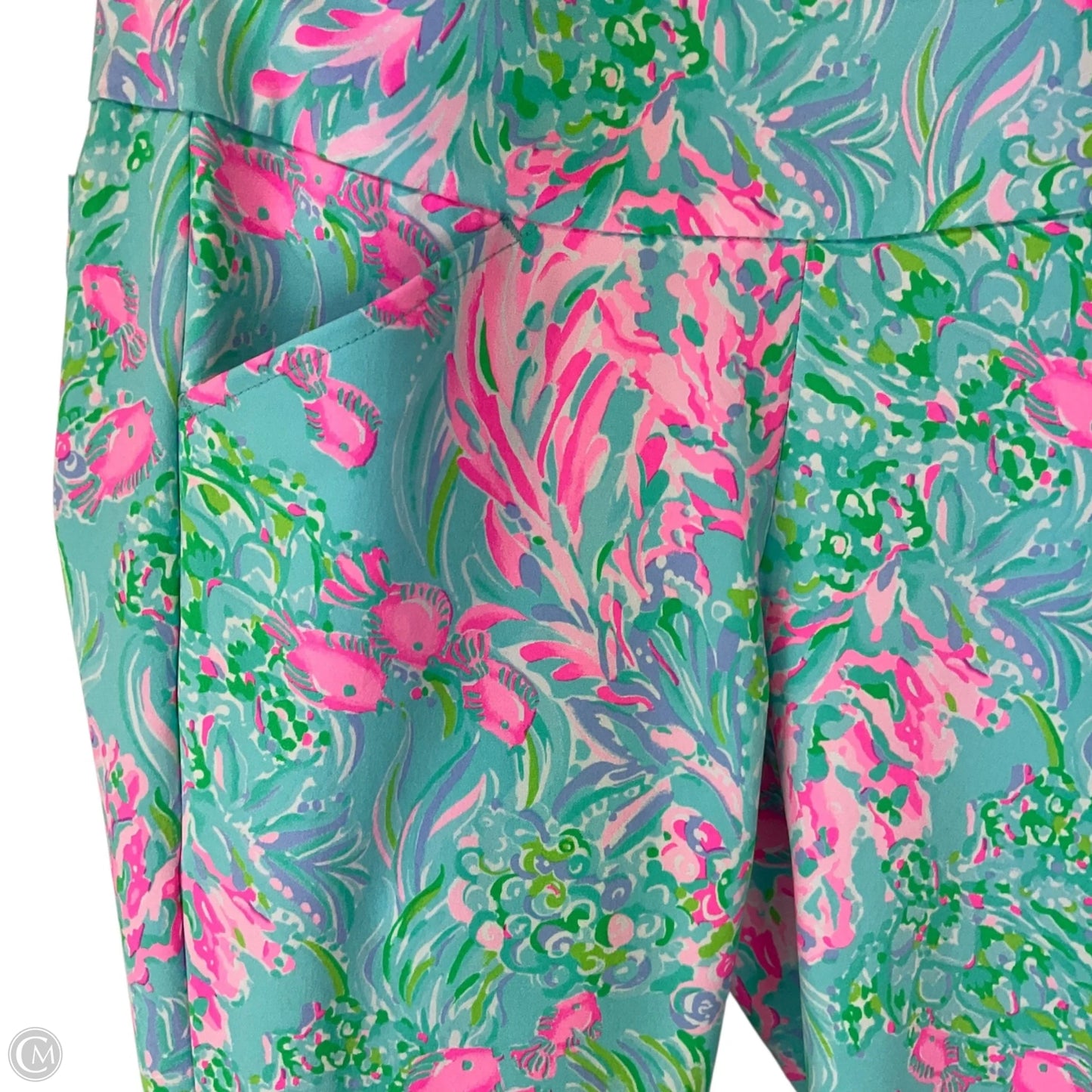 Pants Designer By Lilly Pulitzer In Blue & Pink, Size: 0