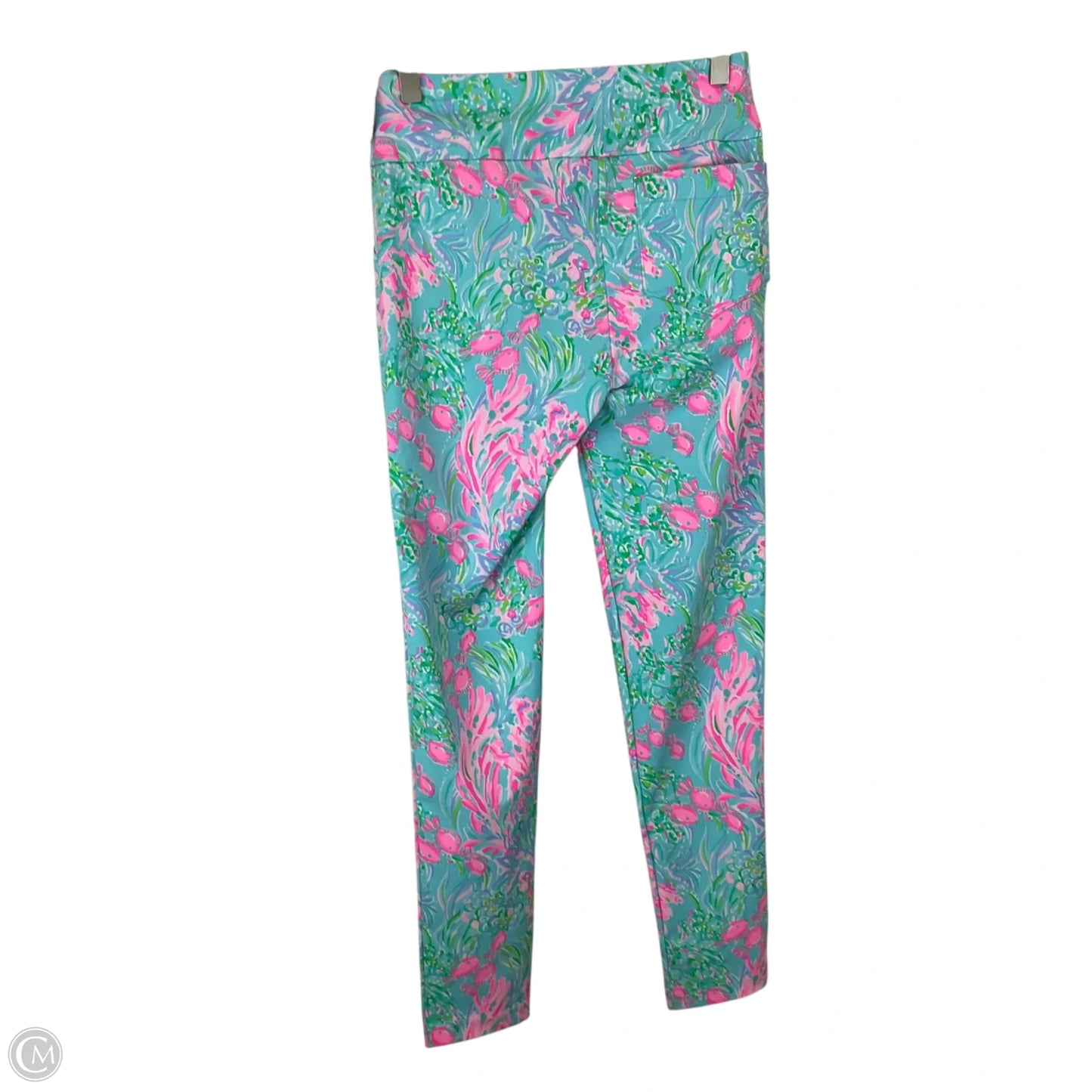 Pants Designer By Lilly Pulitzer In Blue & Pink, Size: 0