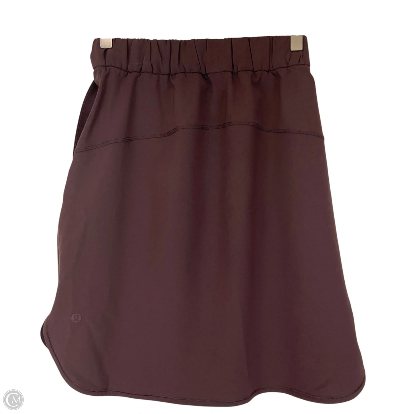 Athletic Skirt By Lululemon In Black, Size: 4