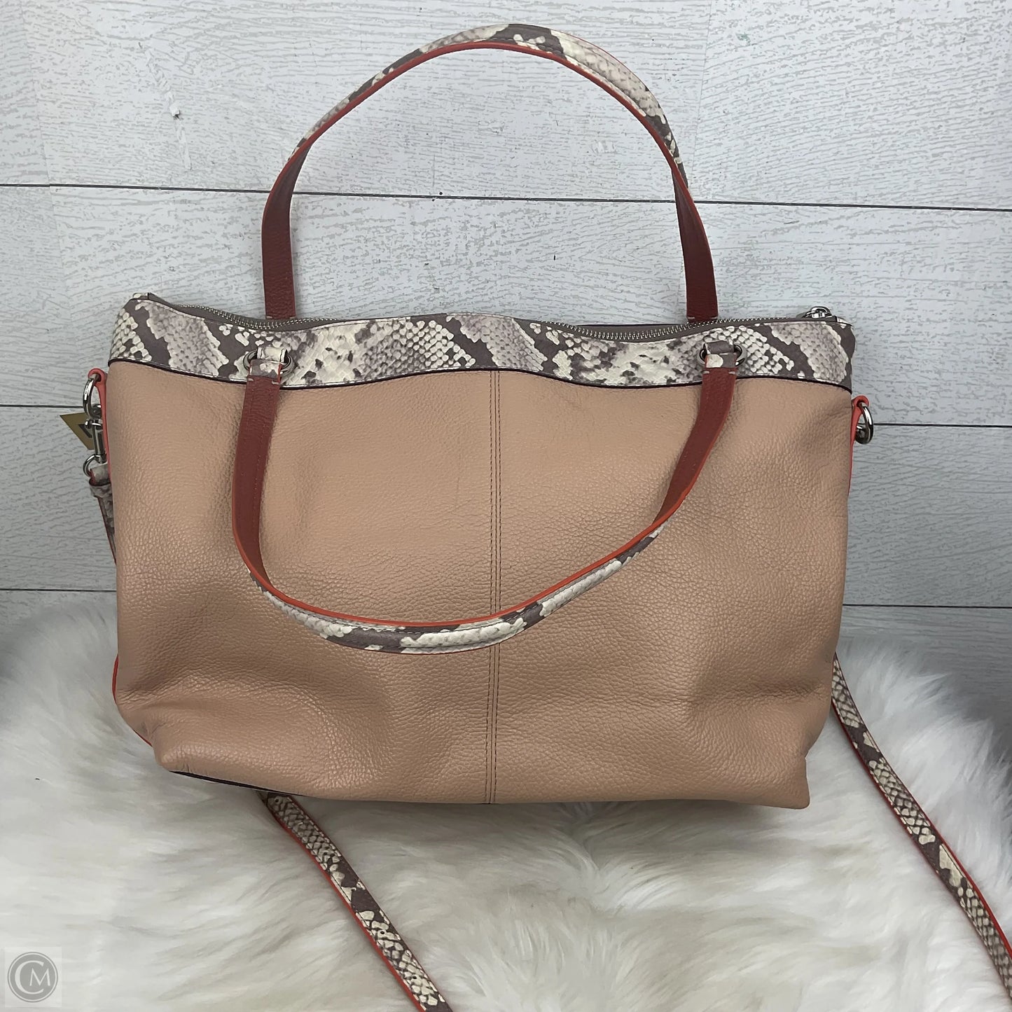 Handbag Designer By Coach, Size: Large