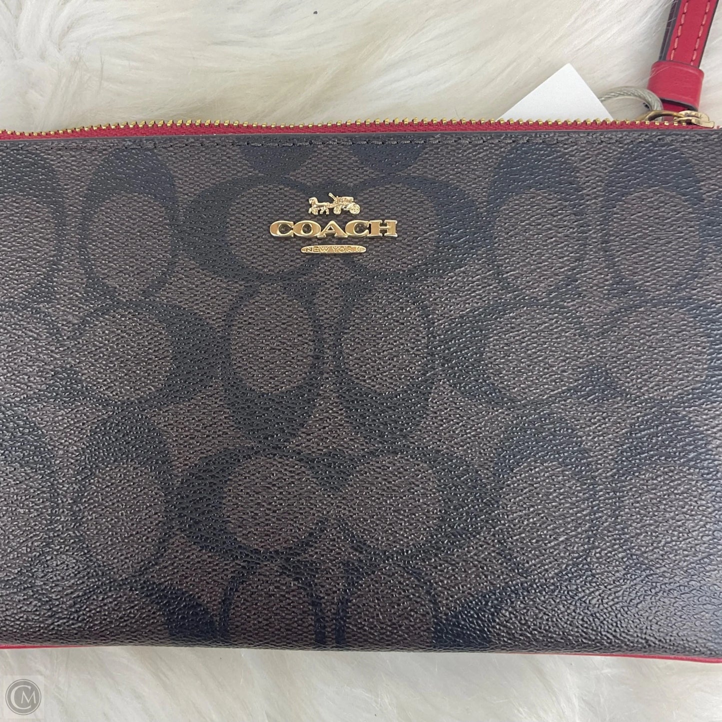 Wristlet Designer By Coach, Size: Large