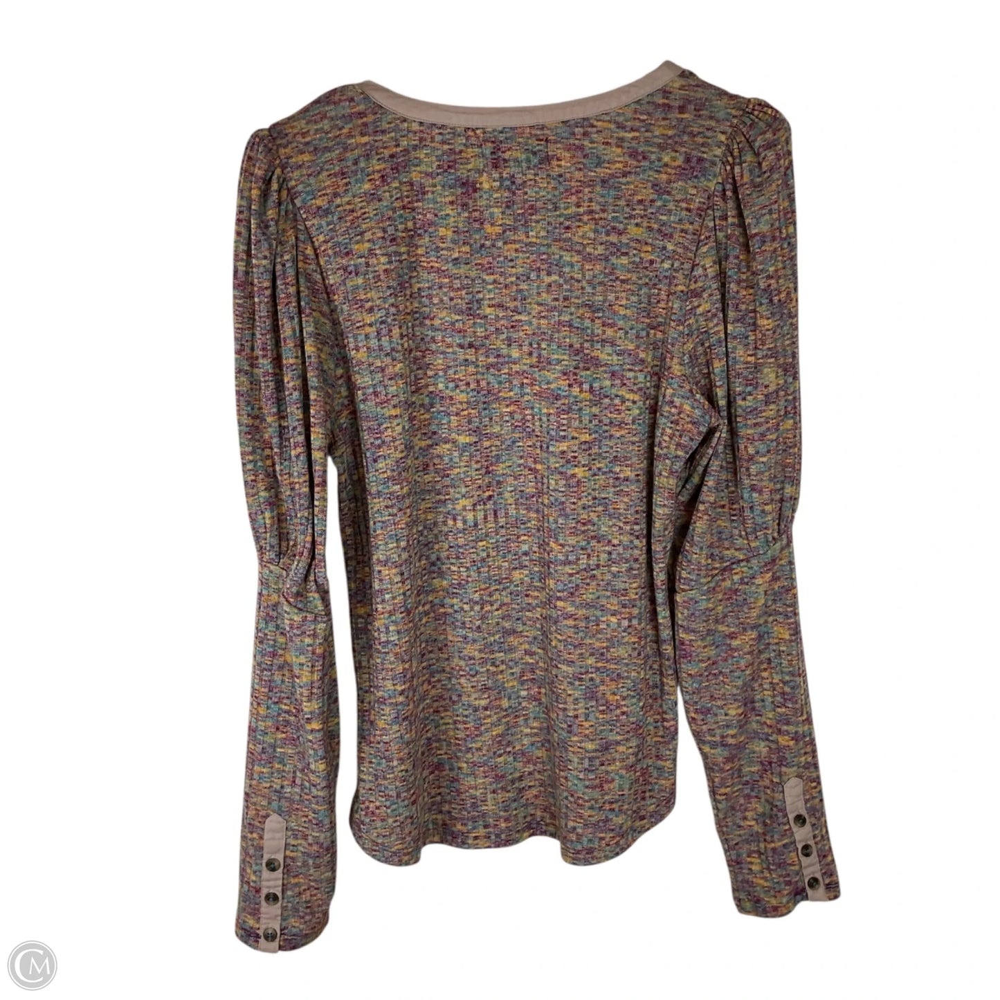 Top Long Sleeve By Anthropologie In Purple, Size: Xl