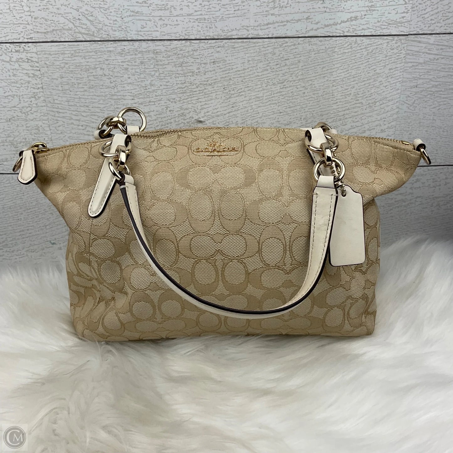 Crossbody Designer By Coach, Size: Small