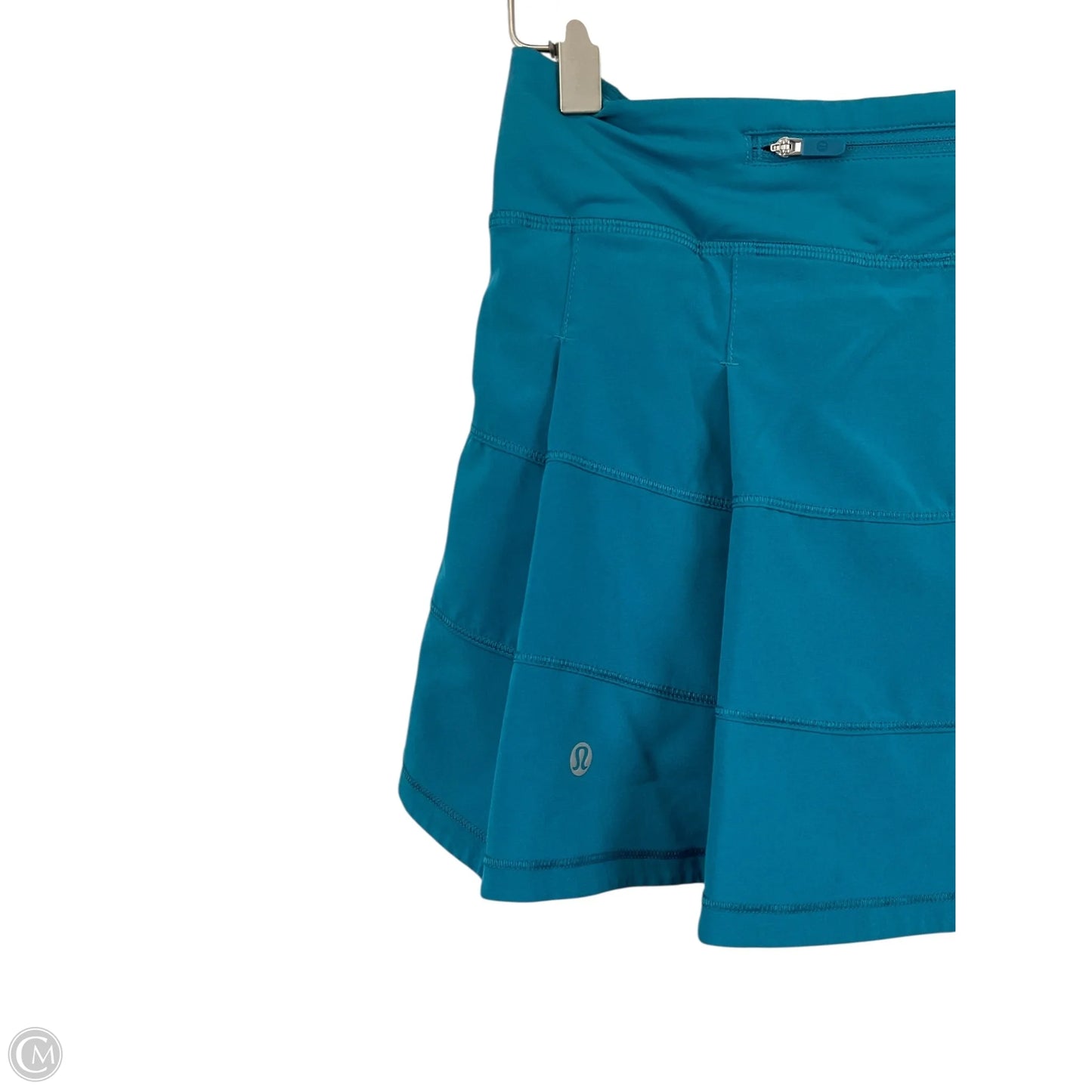 Athletic Skort By Lululemon In Blue, Size: 6