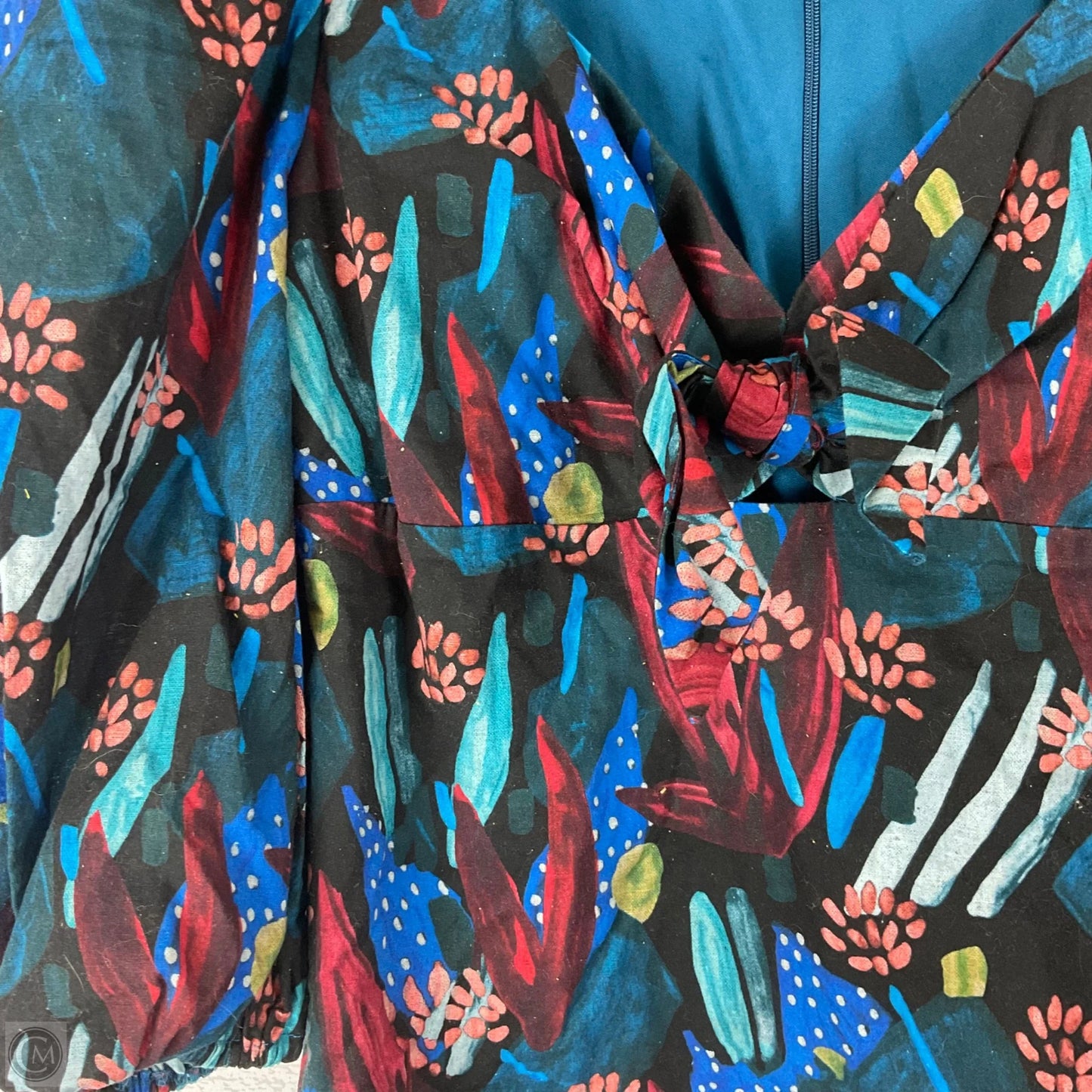 Top Long Sleeve By Eva Franco In Multi-colored, Size: M