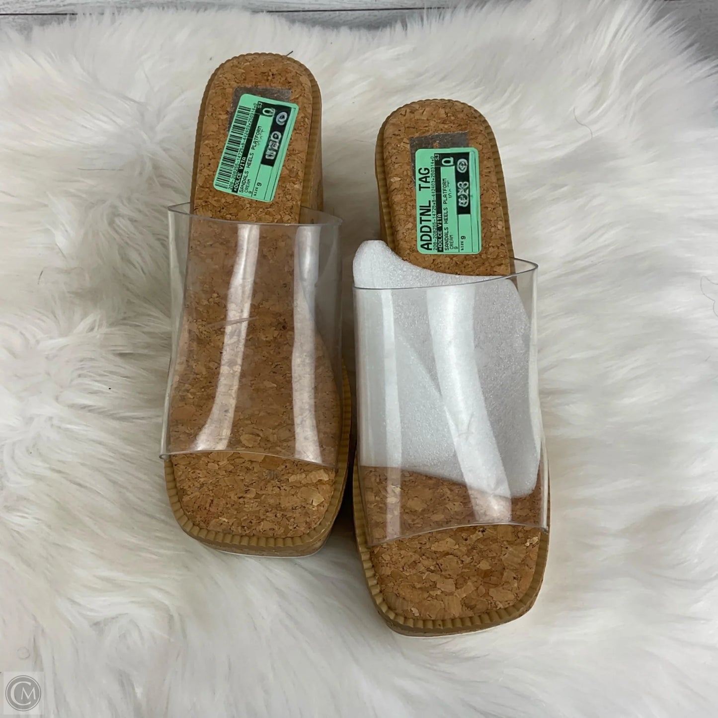 Sandals Heels Platform By Dolce Vita In Cream, Size: 9