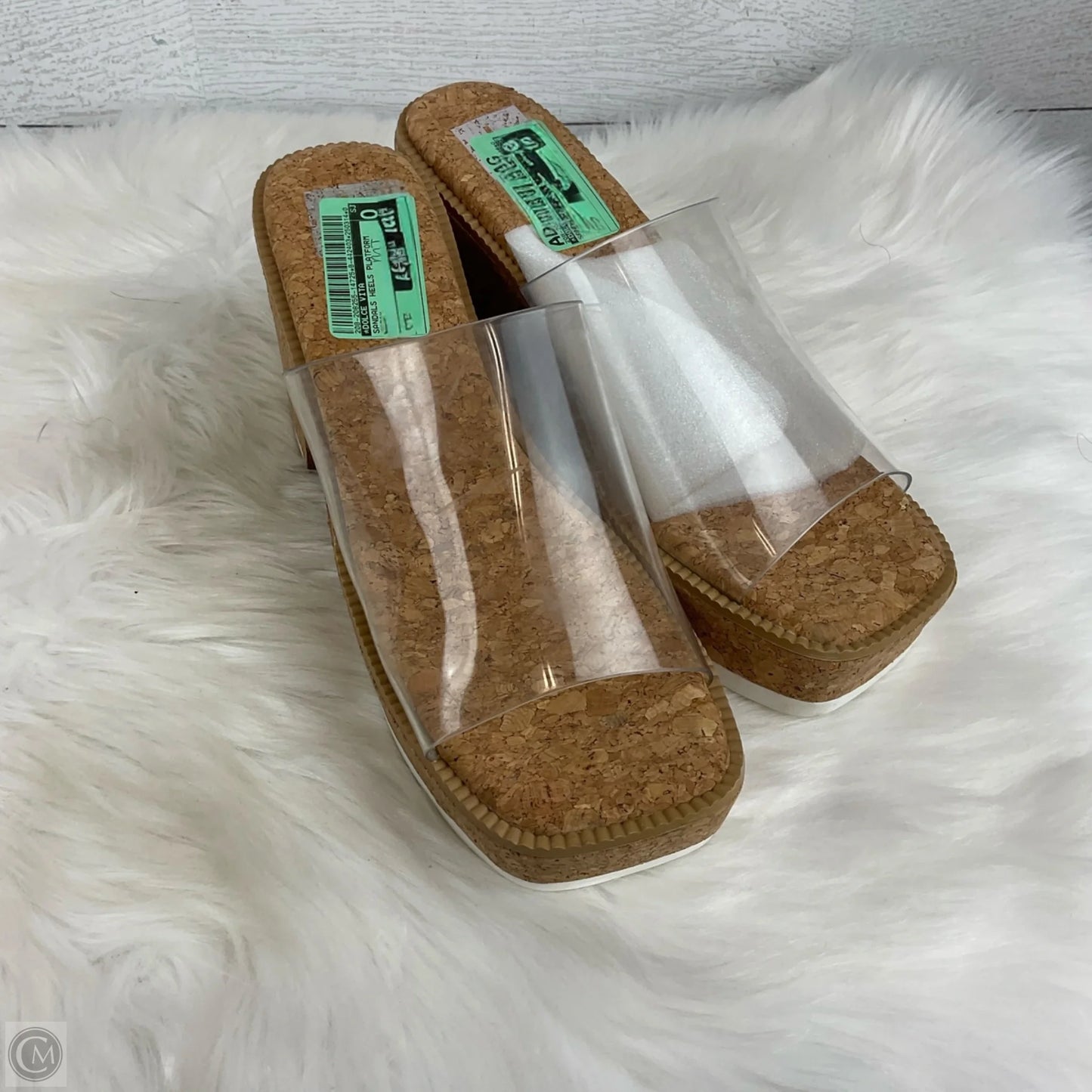 Sandals Heels Platform By Dolce Vita In Cream, Size: 9