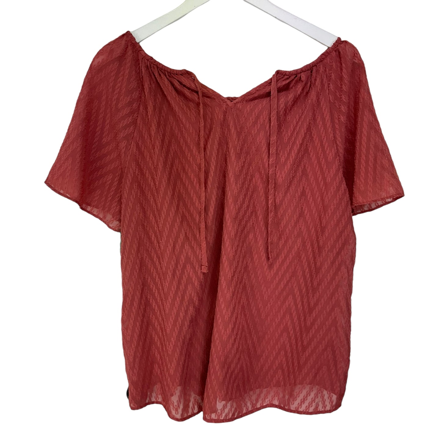 Top Short Sleeve By Lc Lauren Conrad Size: L