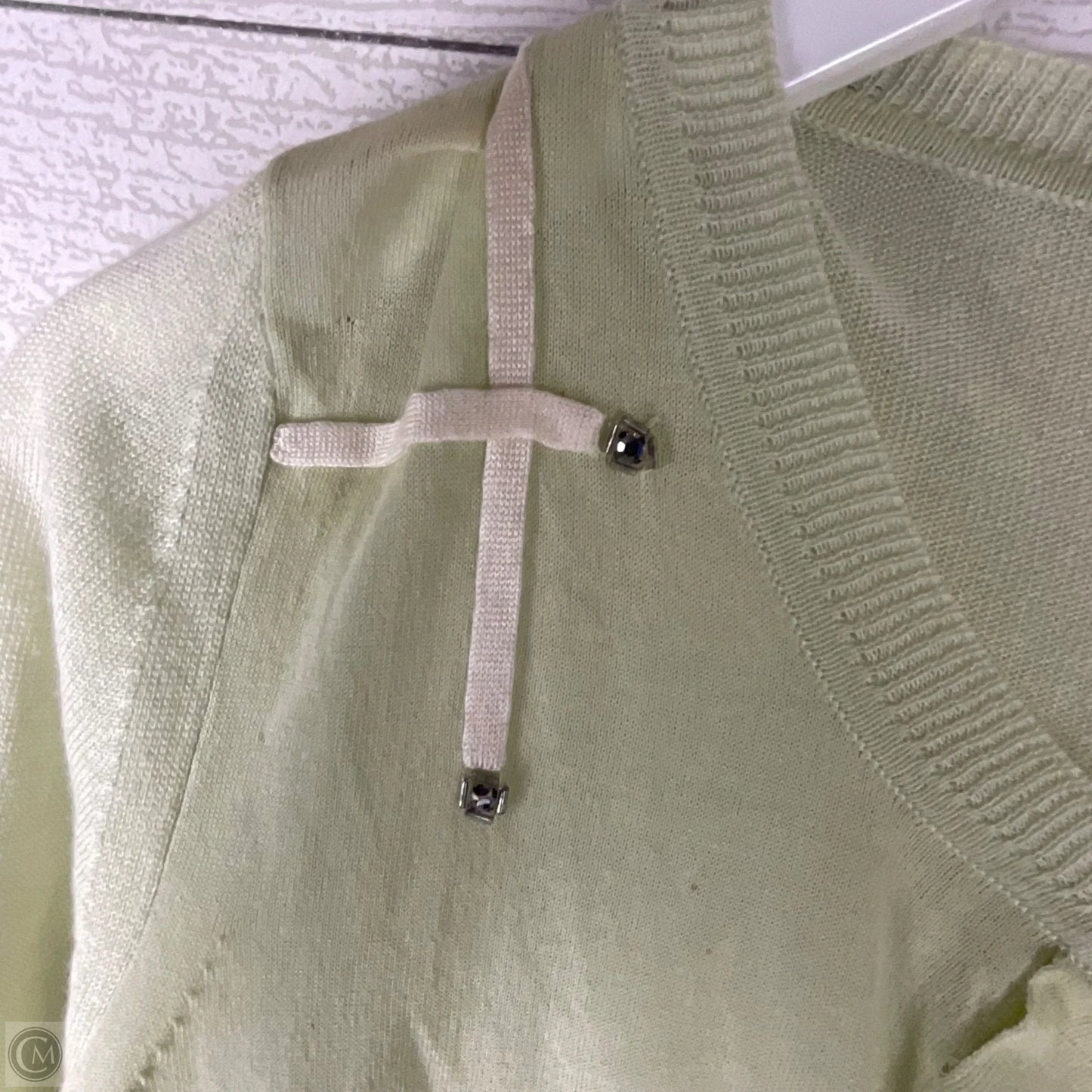 Cardigan By Clothes Mentor In Green, Size: S
