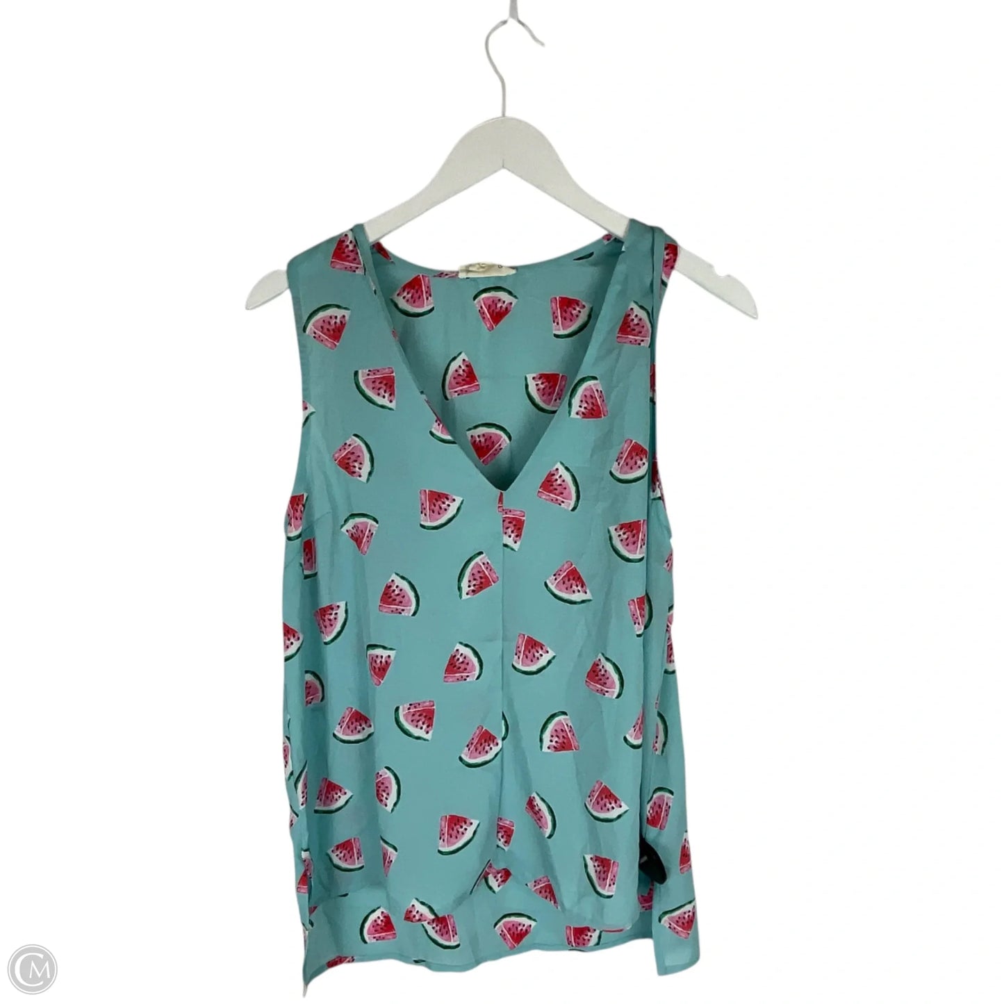 Top Sleeveless By Vestique In Blue, Size: M