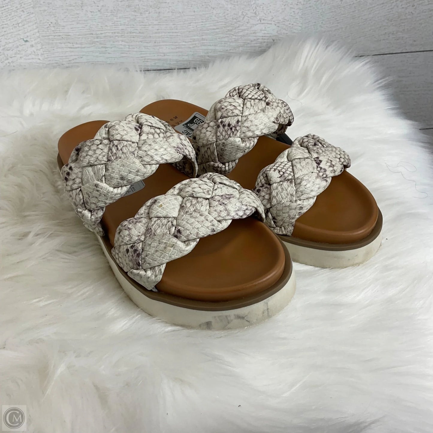 Sandals Heels Block By A New Day In White, Size: 7