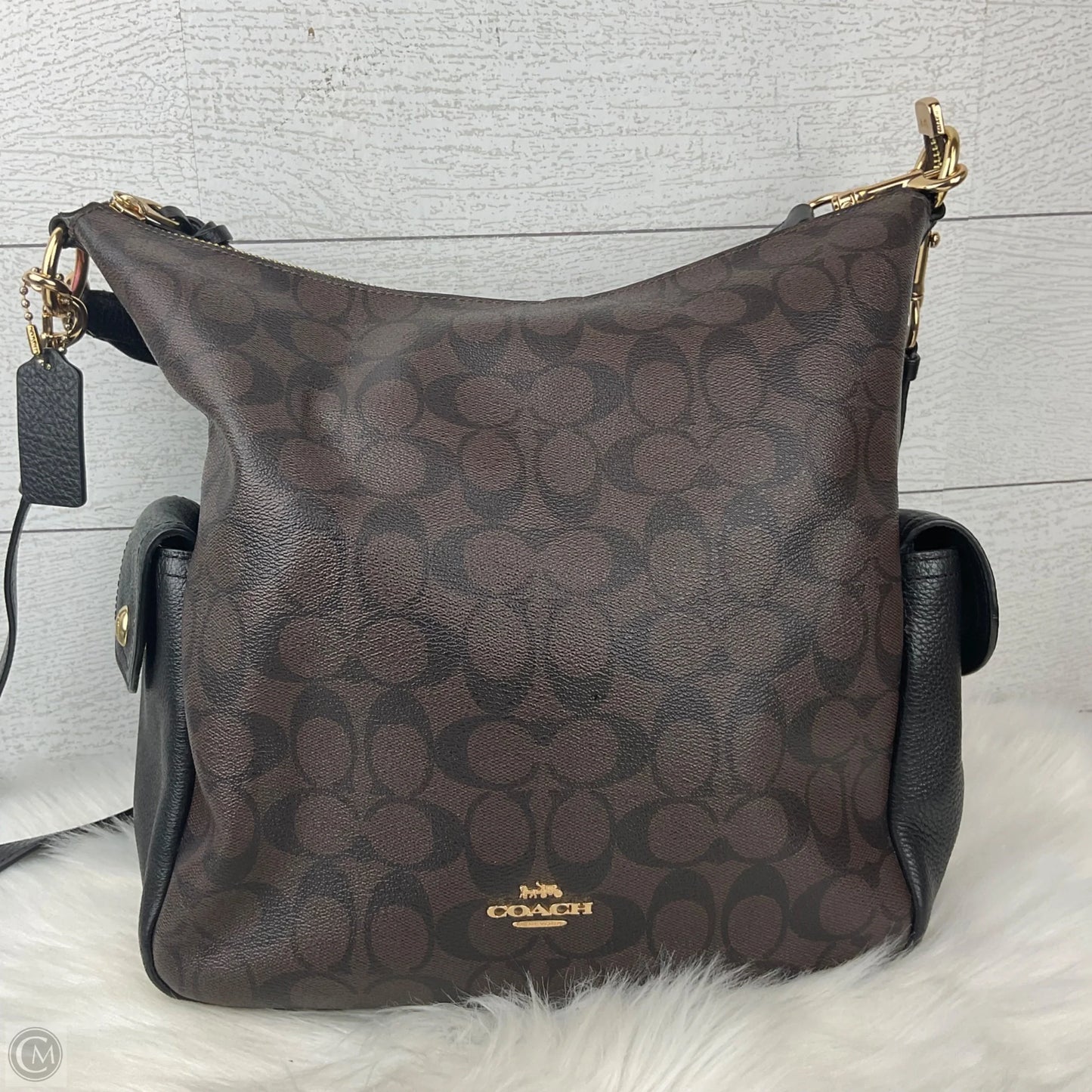 Handbag Designer By Coach, Size: Large