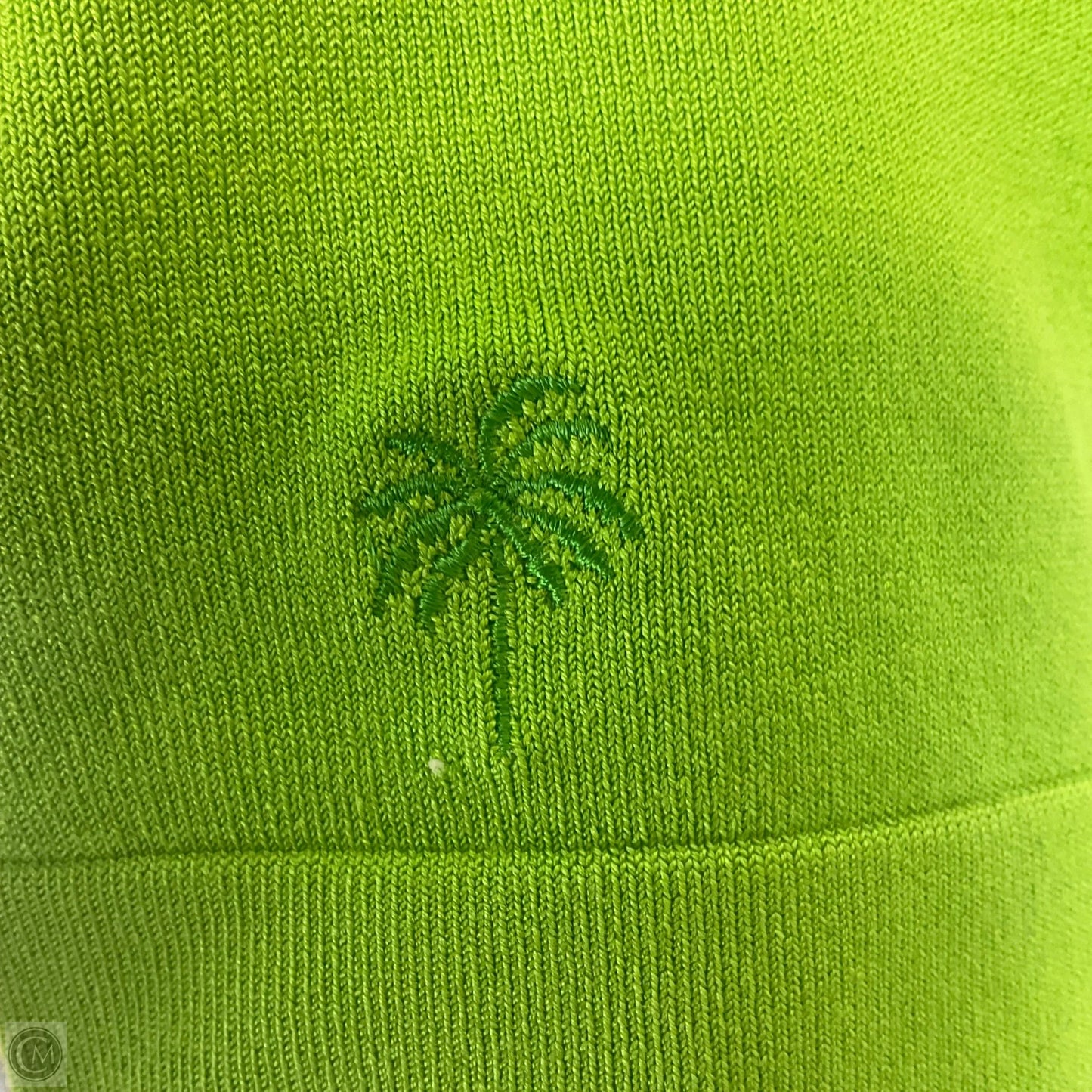 Top Sleeveless Designer By Lilly Pulitzer In Green, Size: M