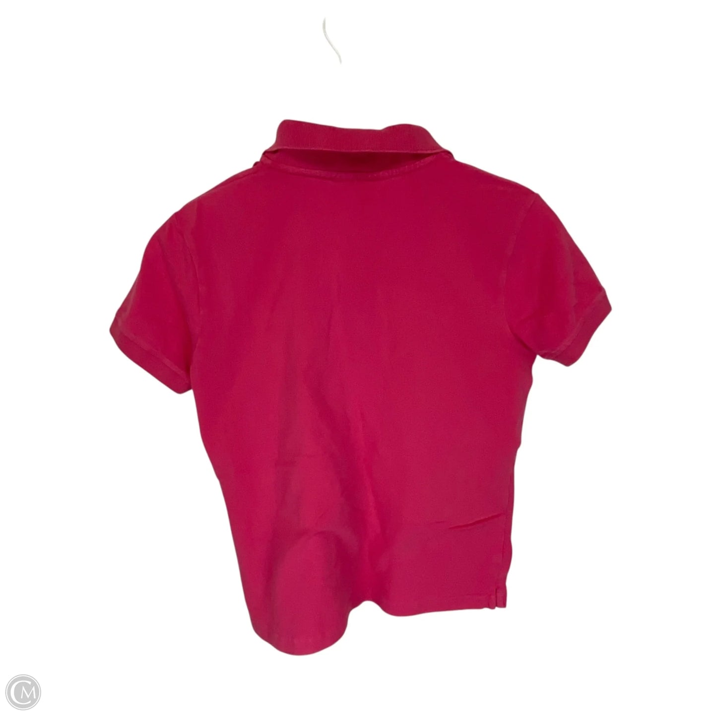 Top Short Sleeve Designer By Lilly Pulitzer In Pink, Size: L