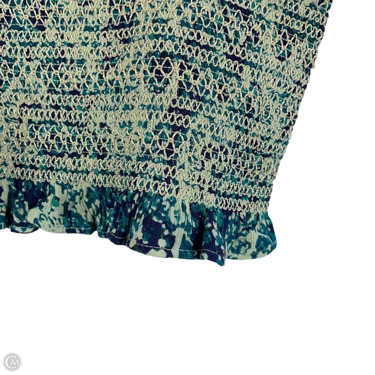 Top Sleeveless By Free People In Blue, Size: M