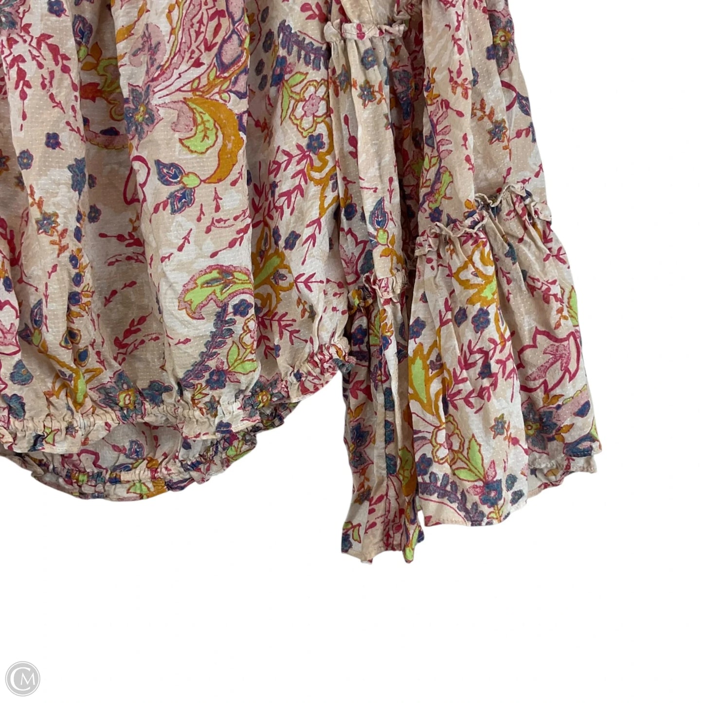 Top Long Sleeve By Free People In Multi-colored, Size: Xs