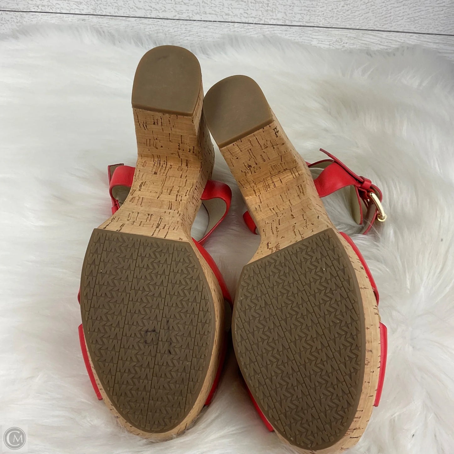 Shoes Heels Block By Michael By Michael Kors In Red, Size: 10