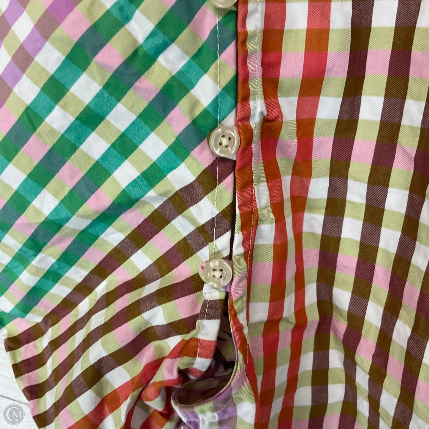 Top Short Sleeve Designer By Kate Spade In Multi-colored, Size: L