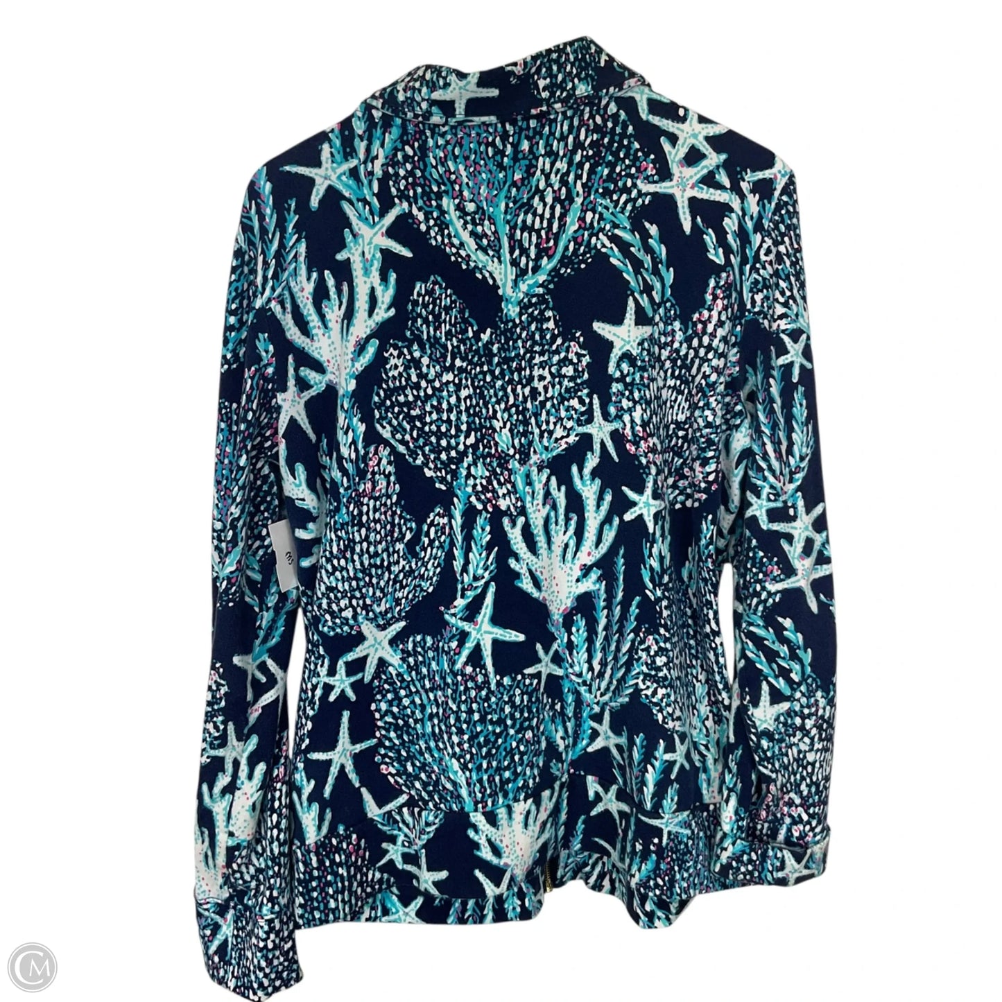 Jacket Designer By Lilly Pulitzer In Blue, Size: Xl