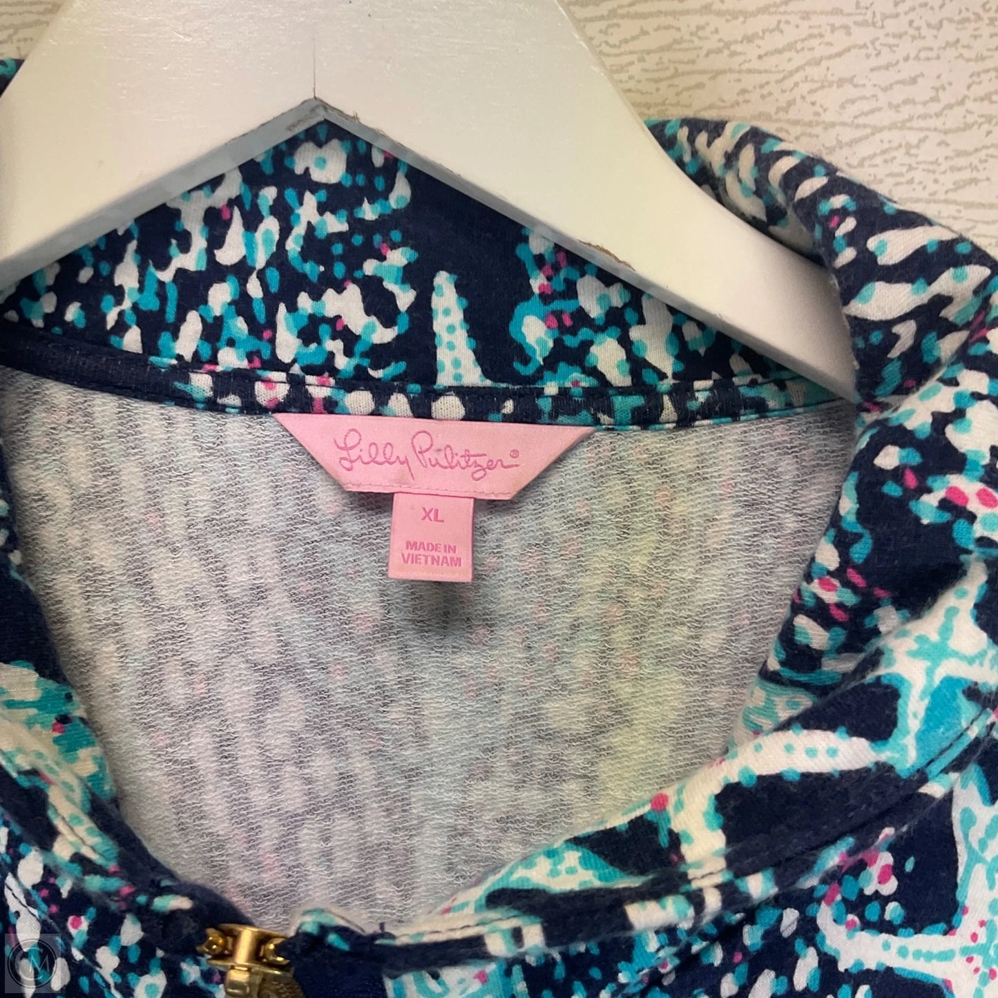 Jacket Designer By Lilly Pulitzer In Blue, Size: Xl