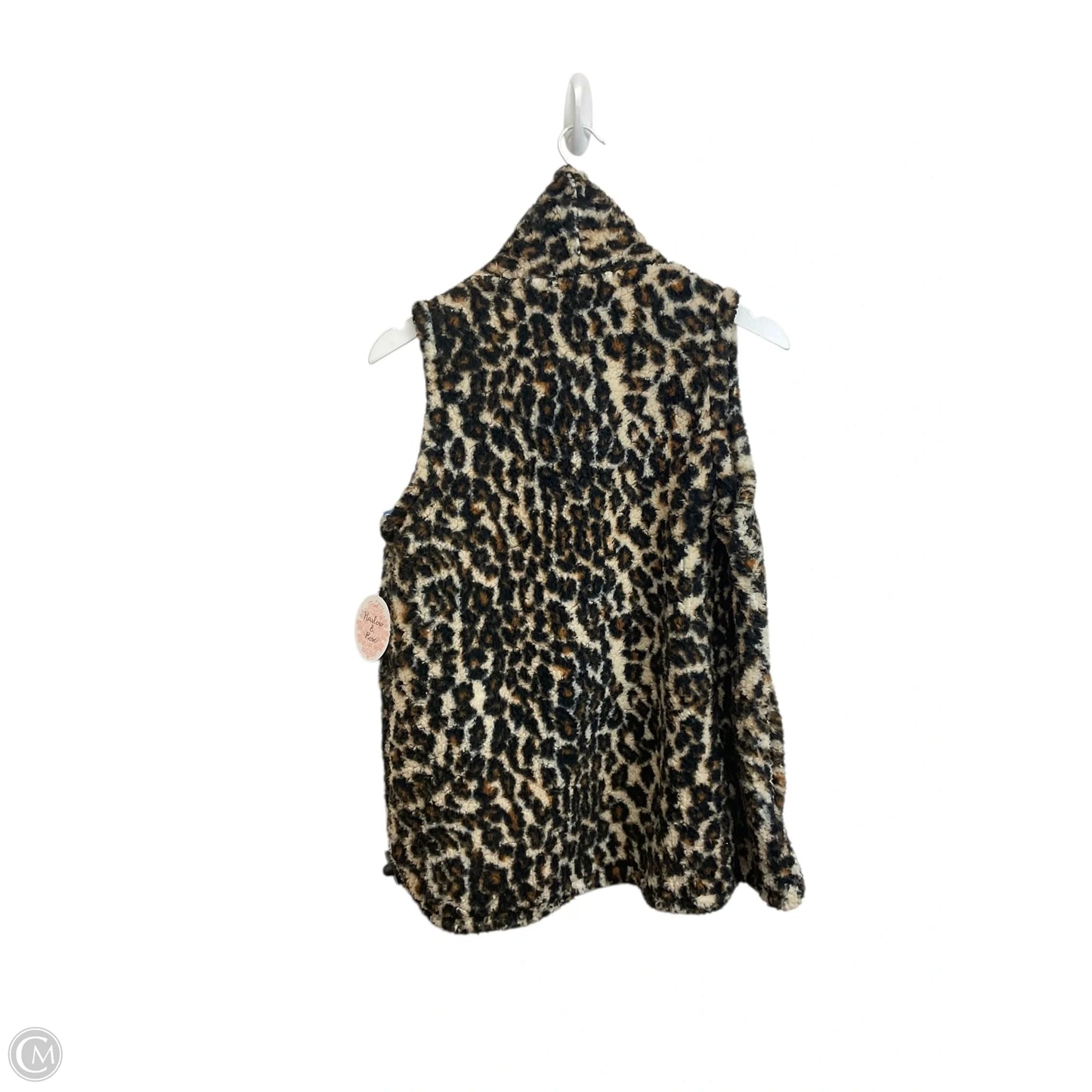 Cardigan By Clothes Mentor In Animal Print, Size: M
