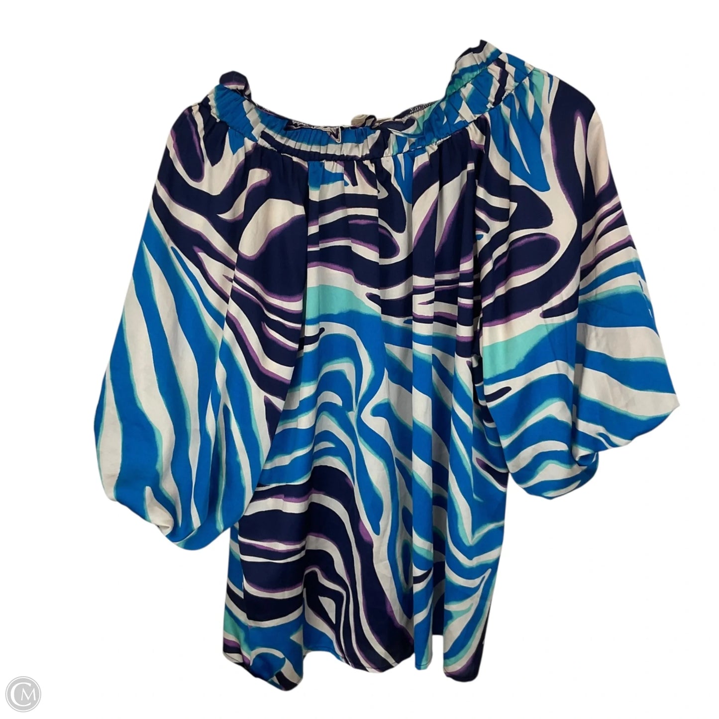 Top Long Sleeve By Bibi In Blue & Purple, Size: S