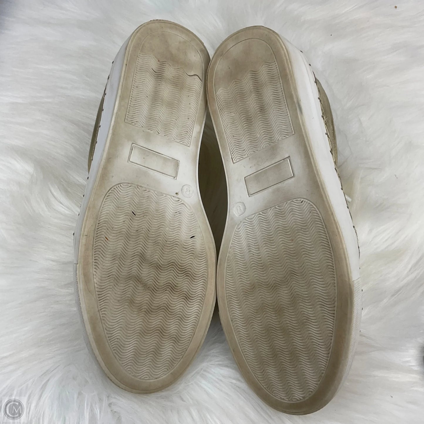 Shoes Sneakers By Diba In Gold, Size: 8