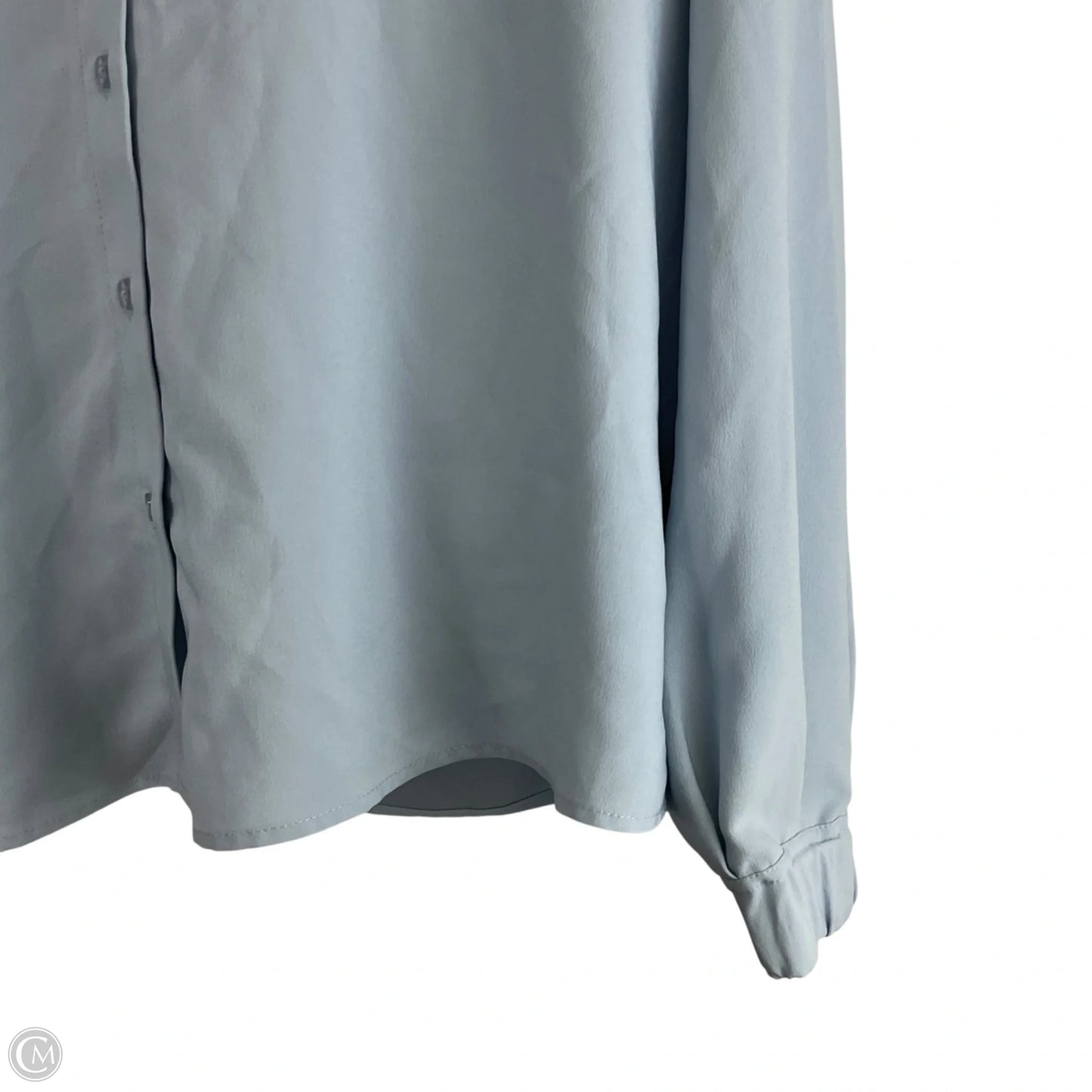 Top Long Sleeve Basic By Cmc In Blue, Size: M