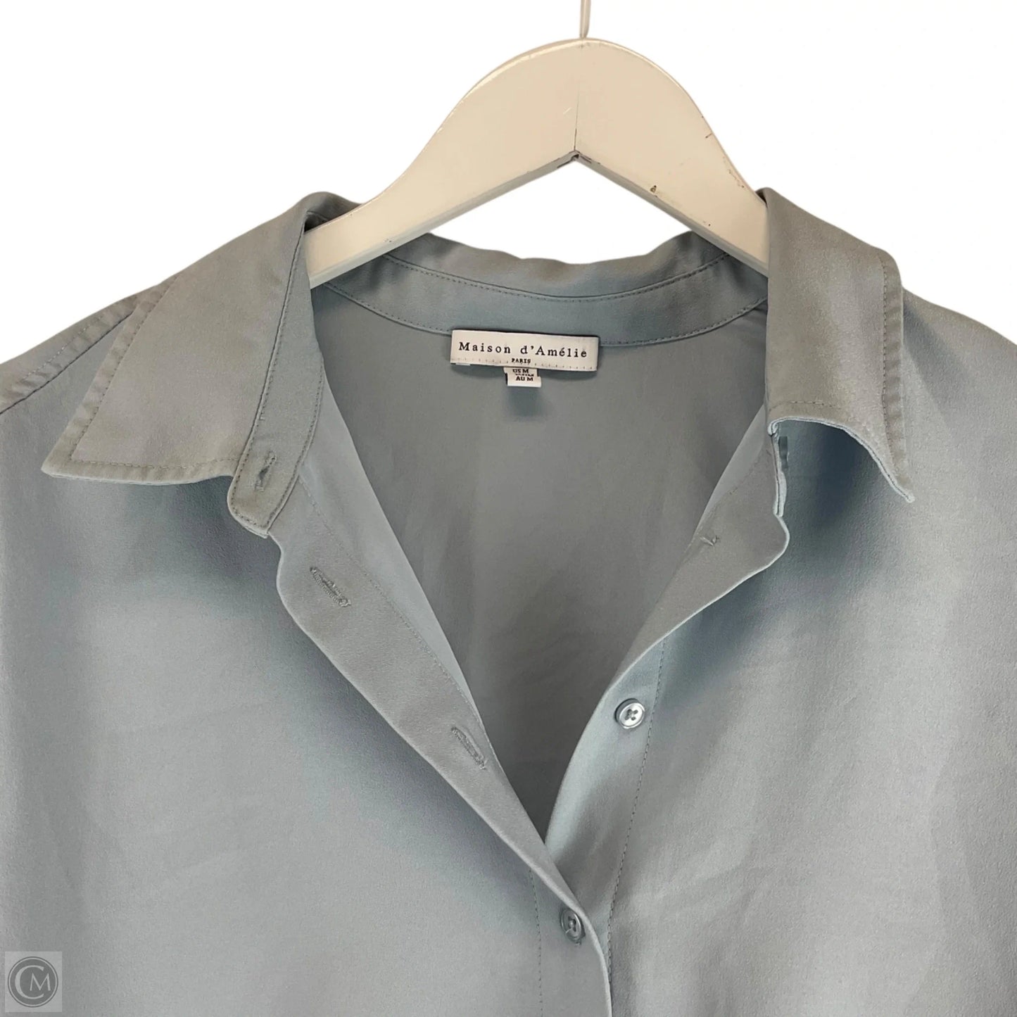 Top Long Sleeve Basic By Cmc In Blue, Size: M
