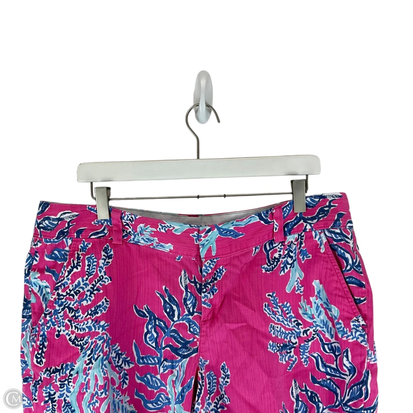 Shorts Designer By Lilly Pulitzer In Blue & Pink, Size: 14