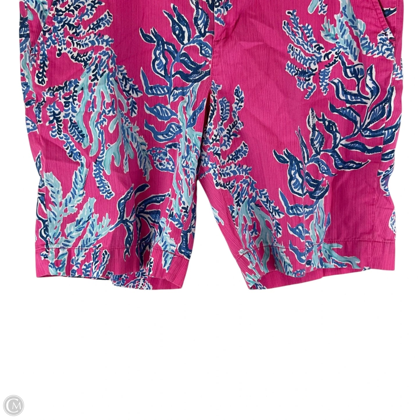 Shorts Designer By Lilly Pulitzer In Blue & Pink, Size: 14