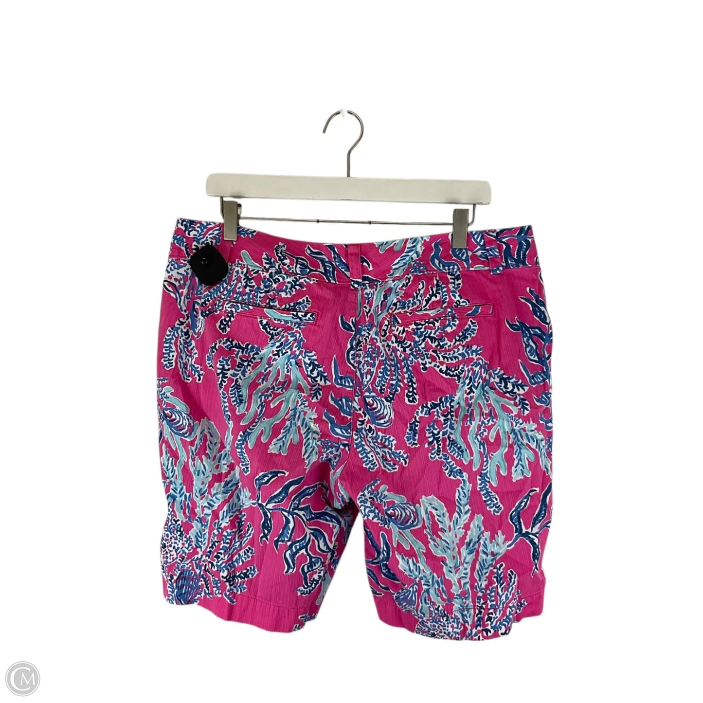Shorts Designer By Lilly Pulitzer In Blue & Pink, Size: 14