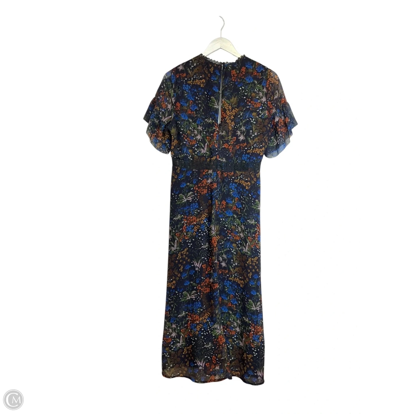 Dress Casual Maxi By Cmc In Floral Print, Size: 12