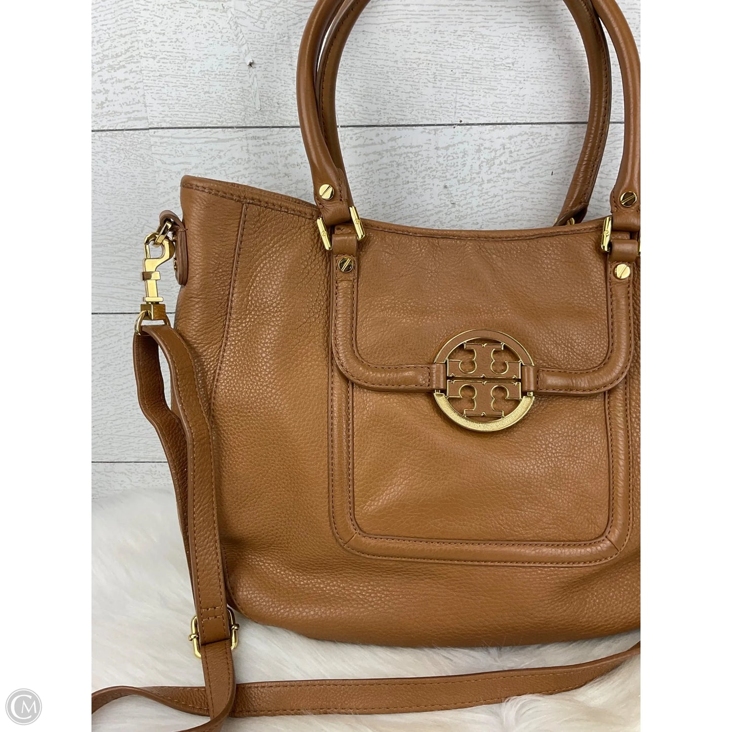 Handbag Designer By Tory Burch, Size: Medium