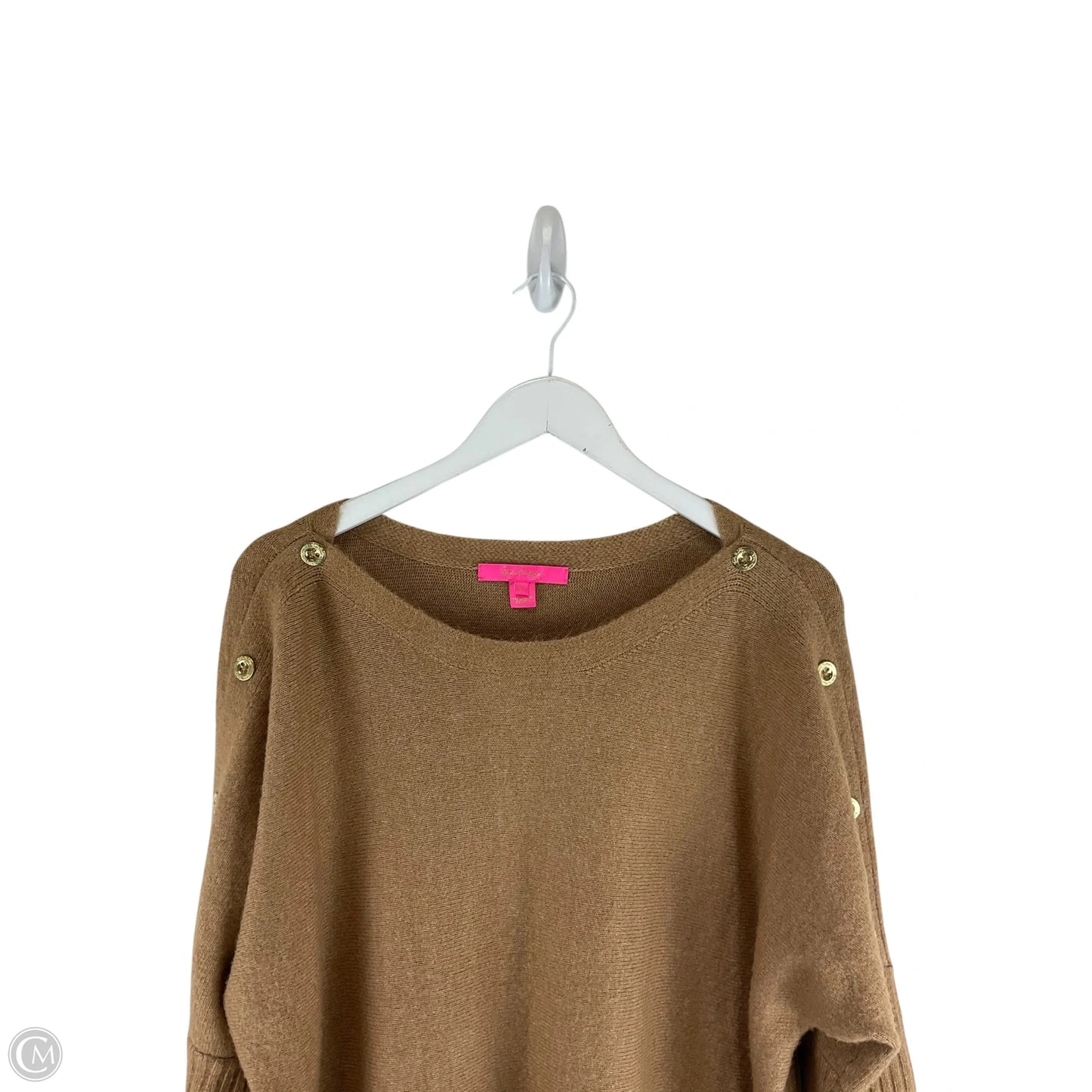 Sweater Designer By Lilly Pulitzer In Beige, Size: L
