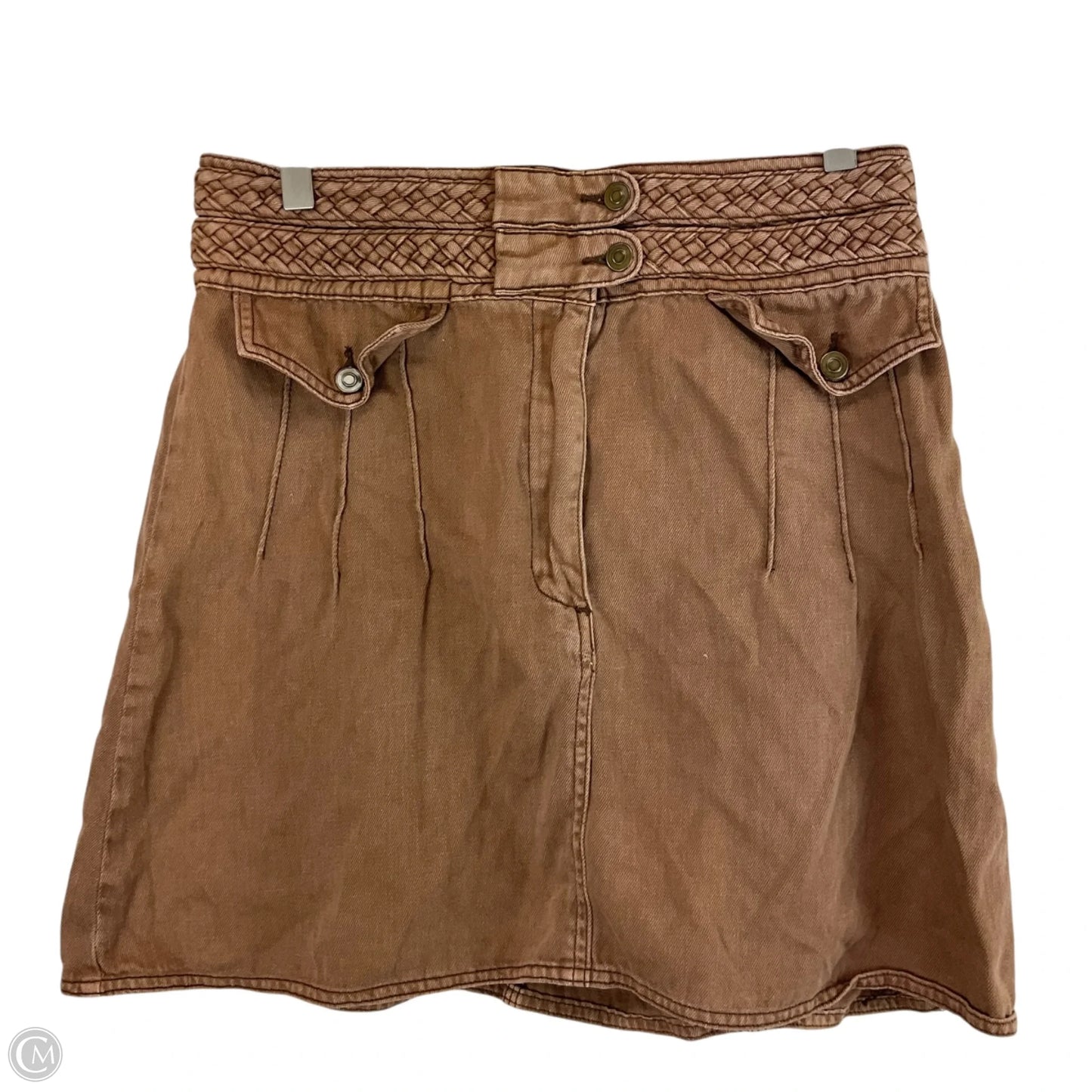 Skirt Mini & Short By Free People In Brown, Size: 10