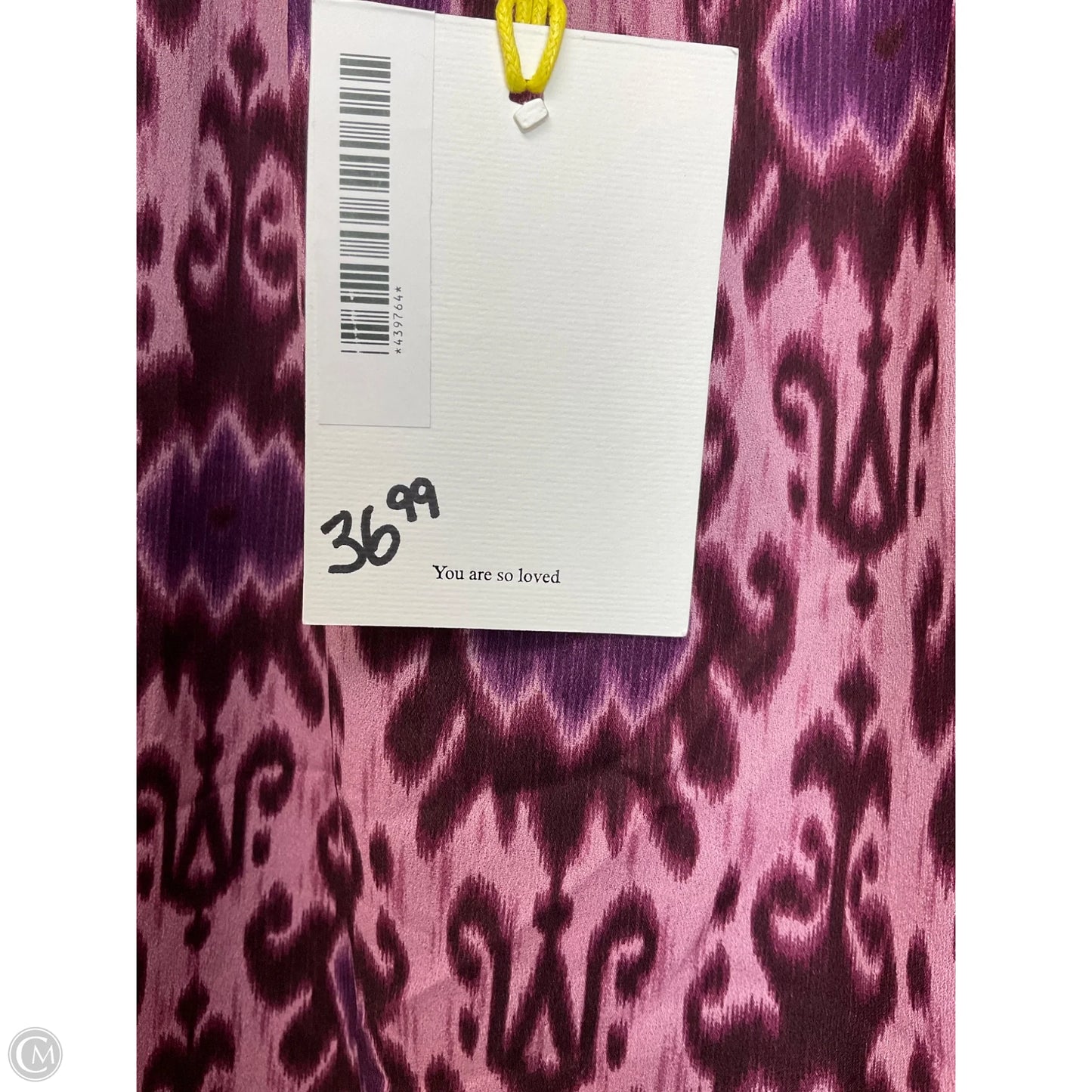 Top Short Sleeve By Voy In Purple, Size: L