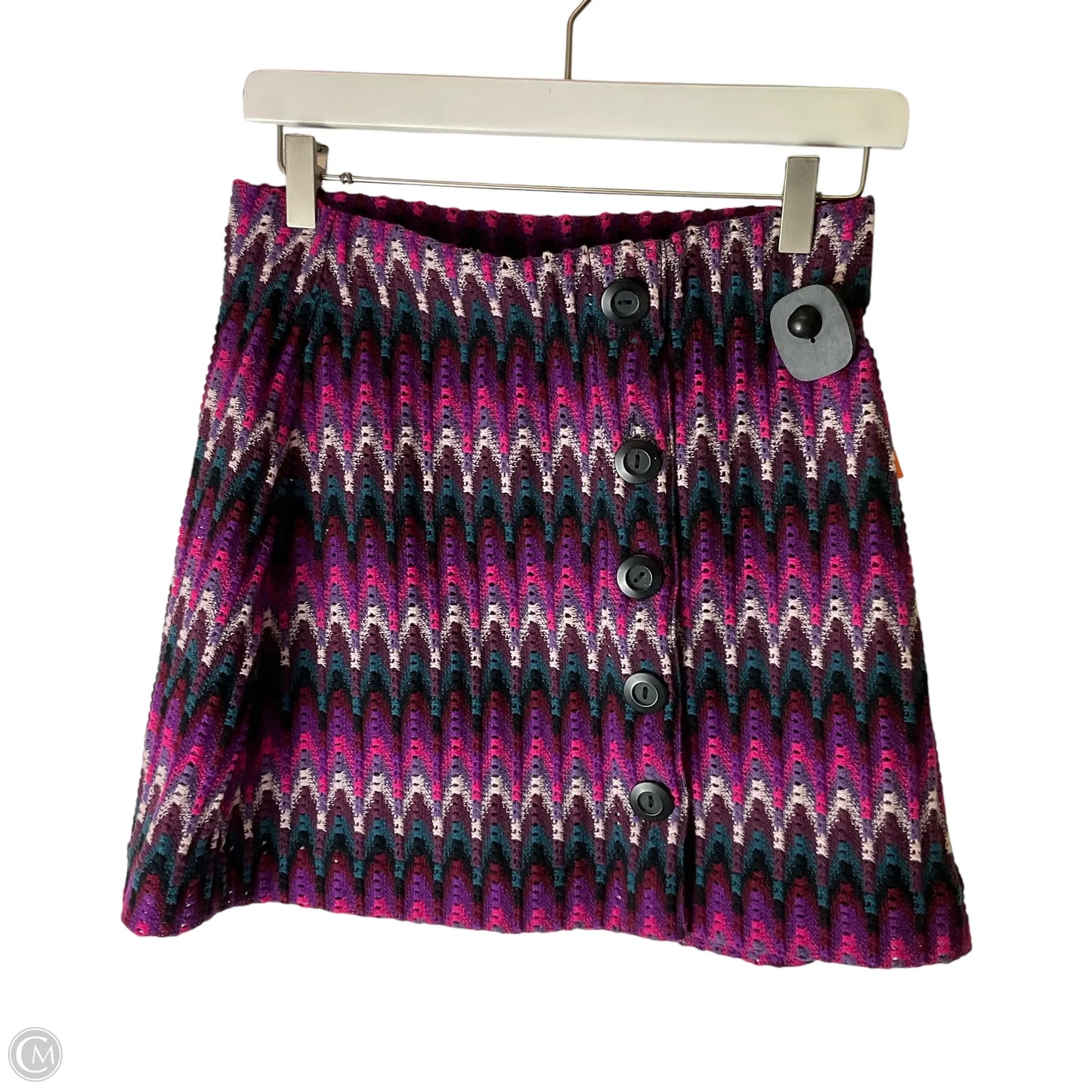 Skirt Mini & Short By Free People In Purple, Size: M
