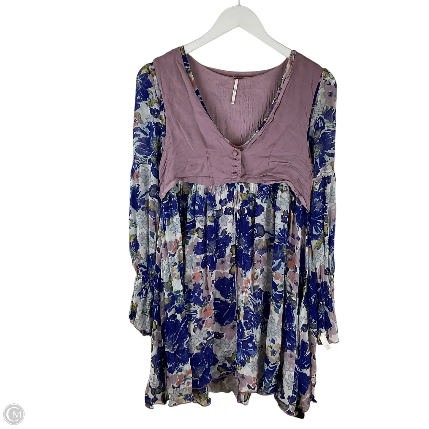 Dress Casual Midi By Free People In Purple, Size: Xs