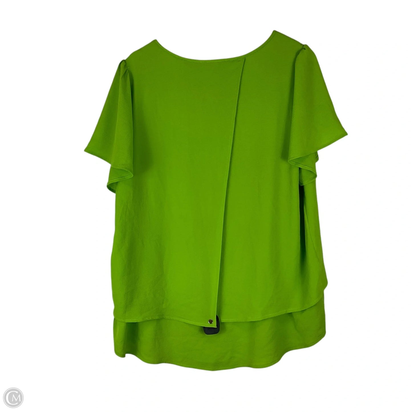 Top Short Sleeve Basic By Michael By Michael Kors In Green, Size: 1x