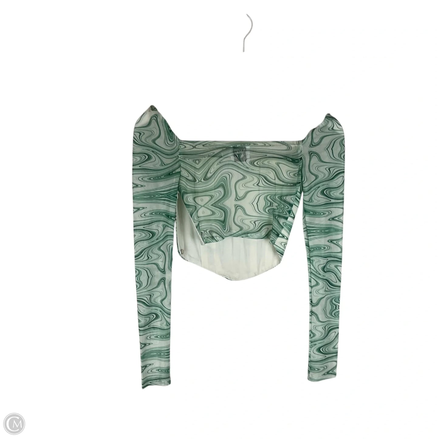 Top Long Sleeve By Clothes Mentor In Green, Size: 0
