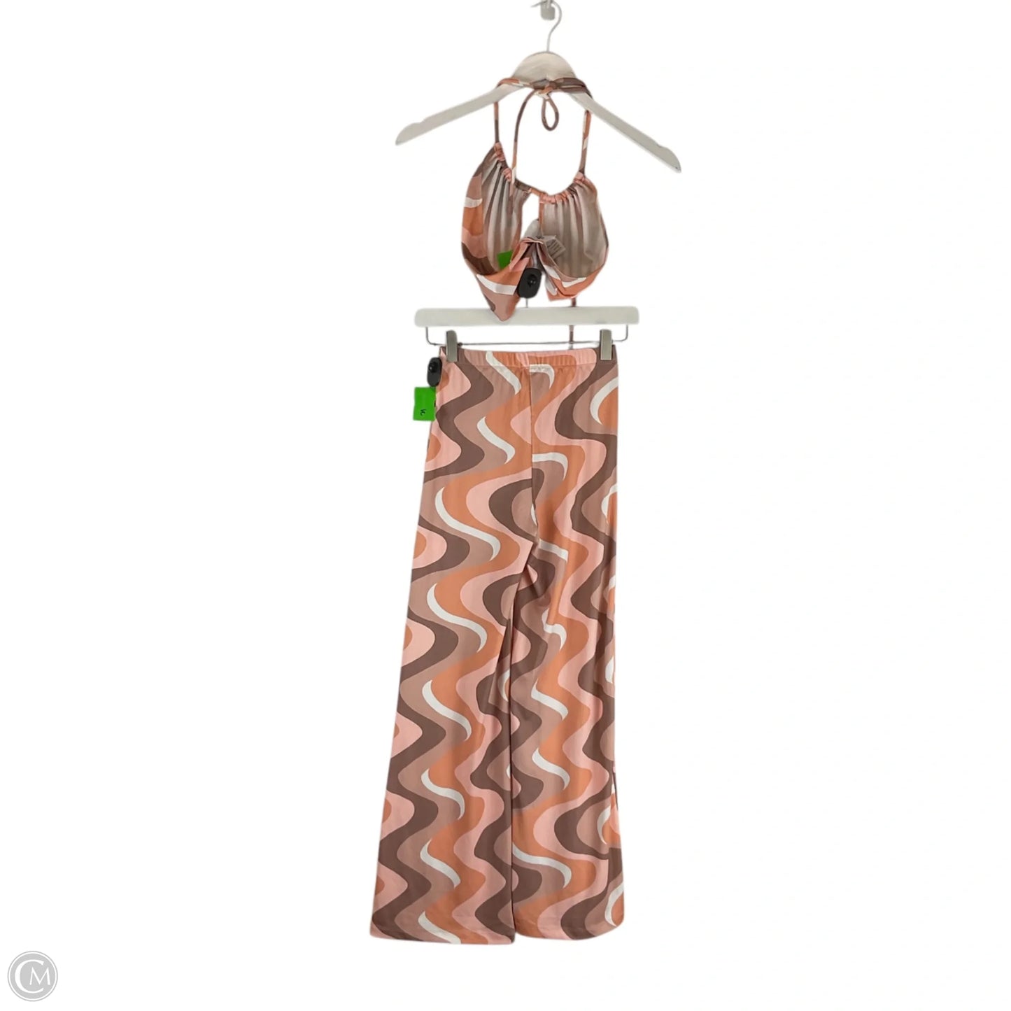 Pants Set 2pc By Clothes Mentor In Brown & Orange, Size: 0
