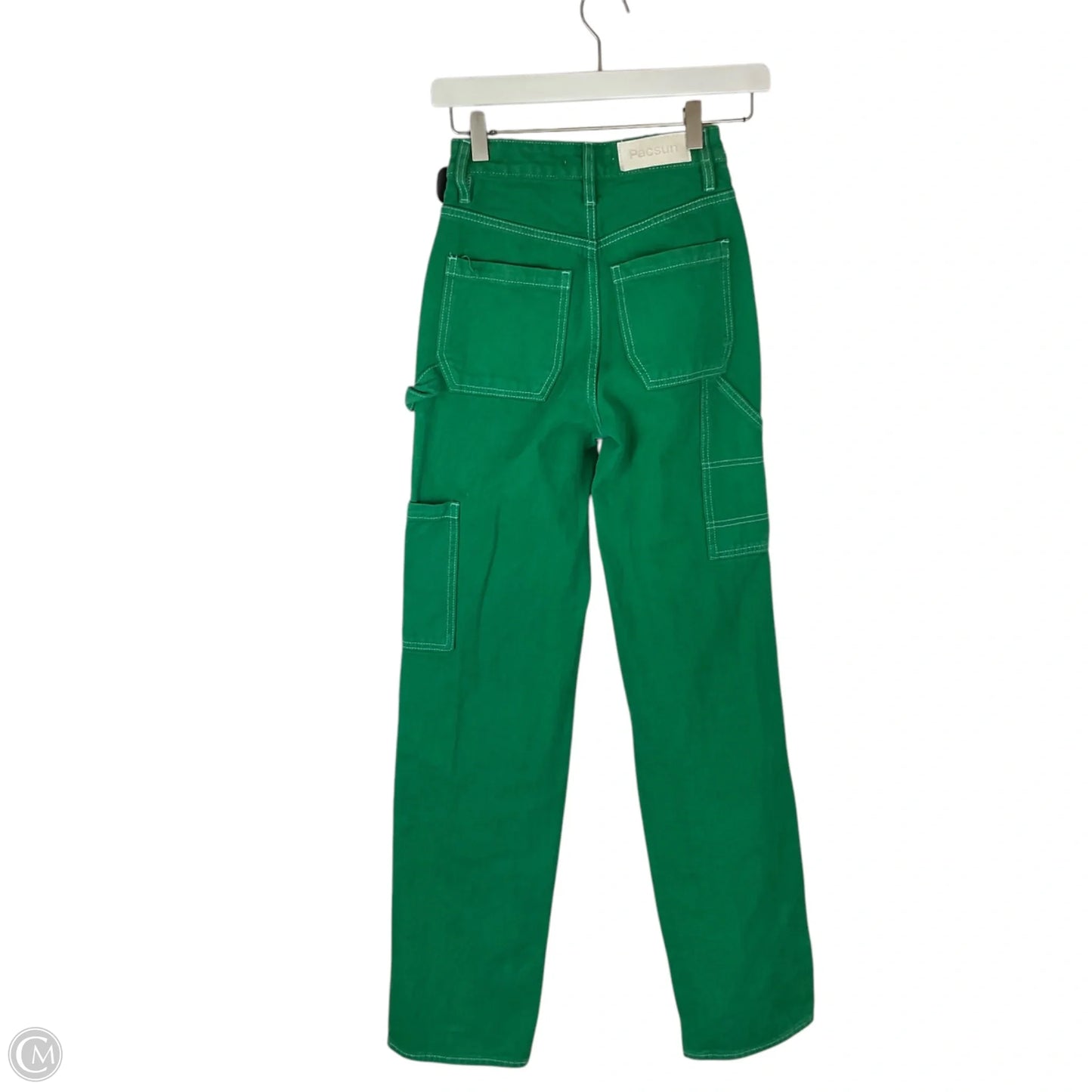 Jeans Boyfriend By Pacsun In Green Denim, Size: 0p