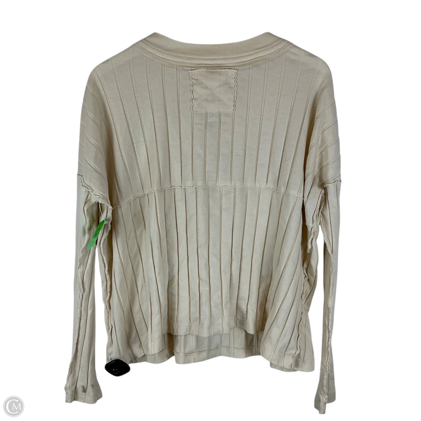 Top Long Sleeve By We The Free In Yellow, Size: S