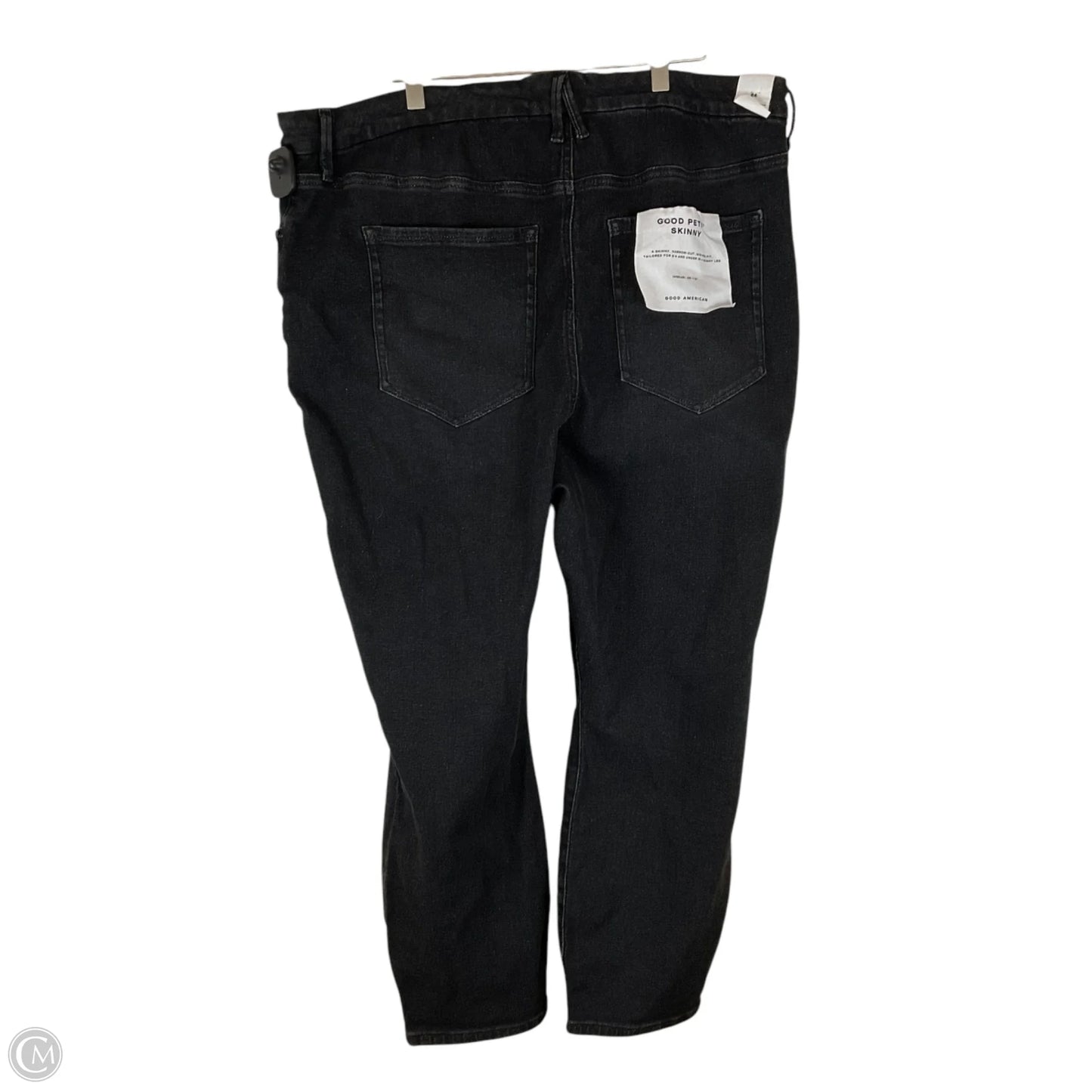 Jeans Skinny By Good American In Black Denim, Size: 24