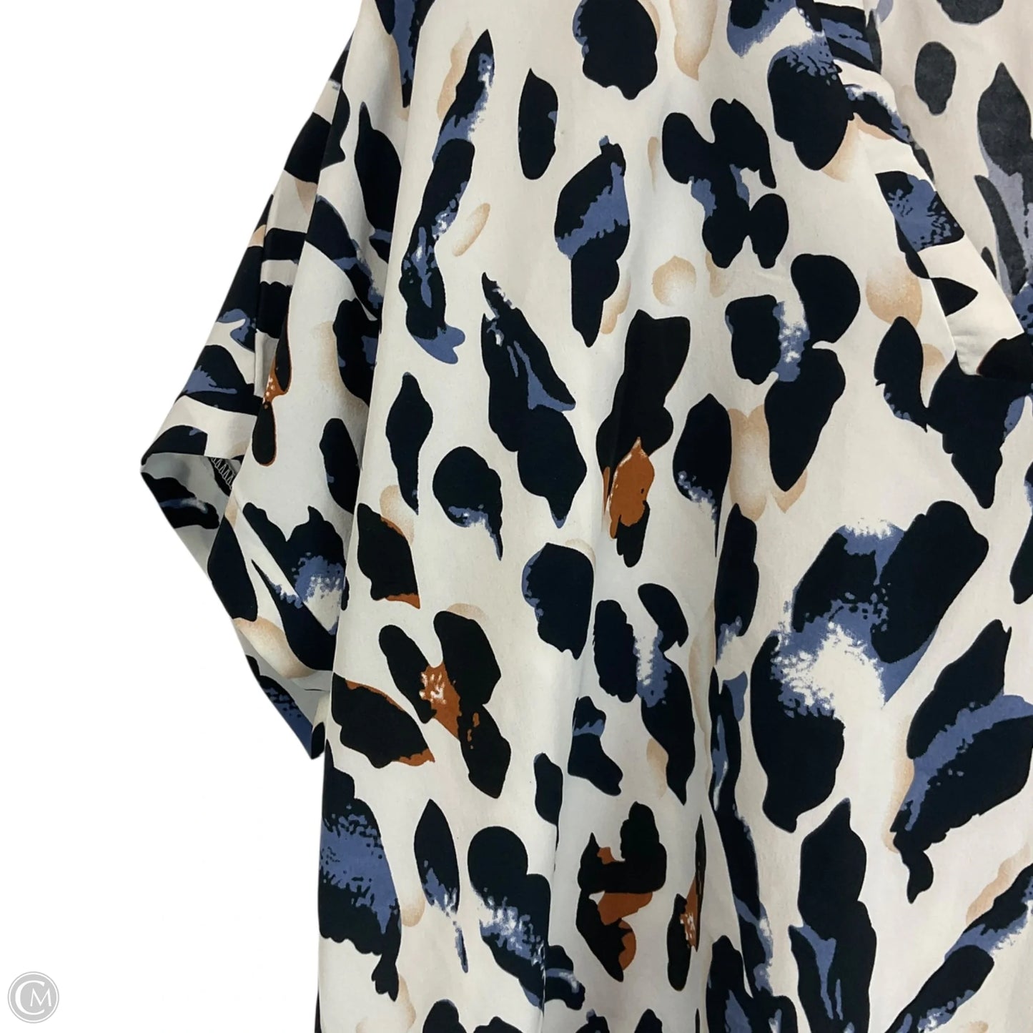 Top Short Sleeve By Shein In Animal Print, Size: 3x
