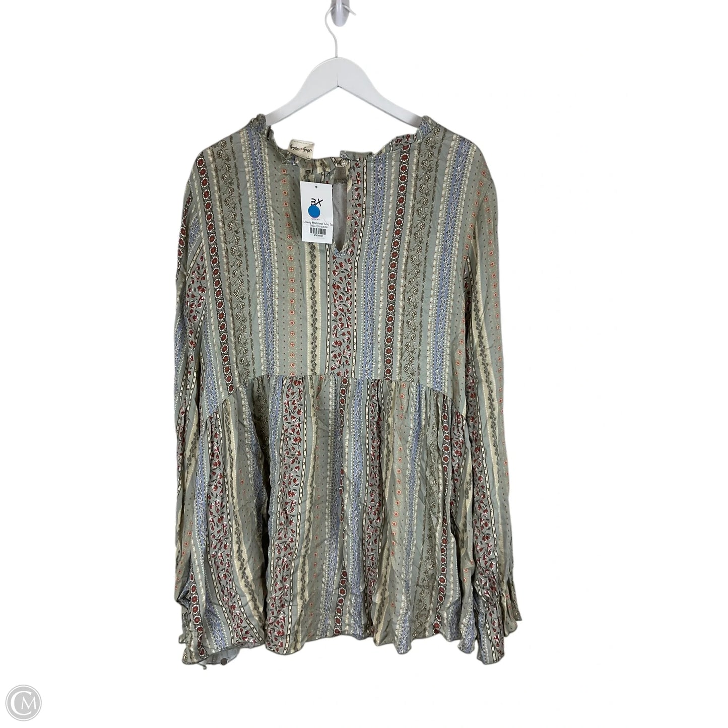 Top Long Sleeve By Lovely Melody In Multi-colored, Size: 3x